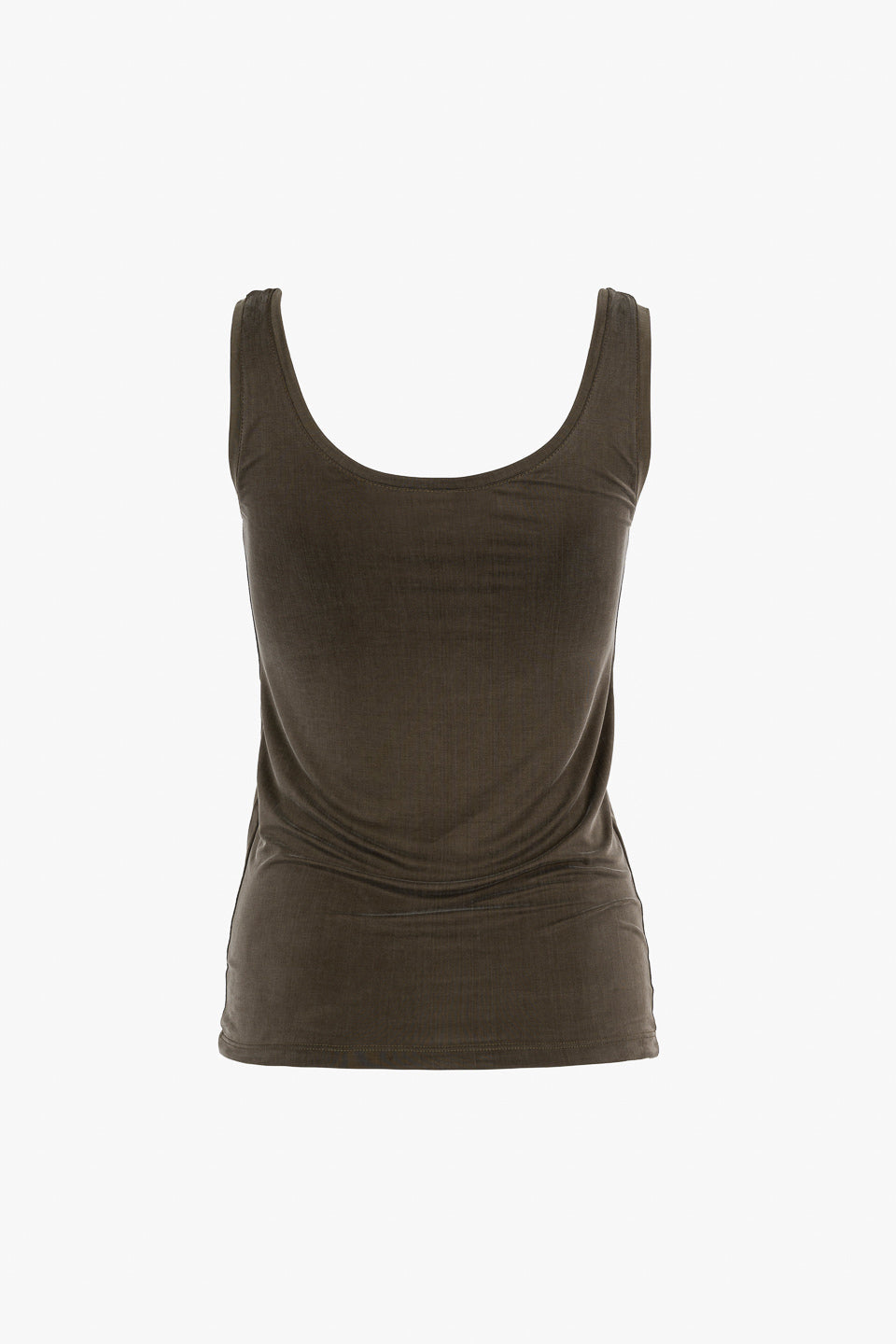 Grünes Tank Top aus Cupro von Moya Kala