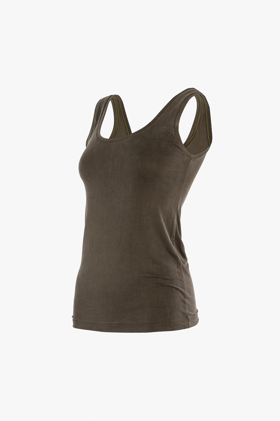 Grünes Tank Top aus Cupro von Moya Kala