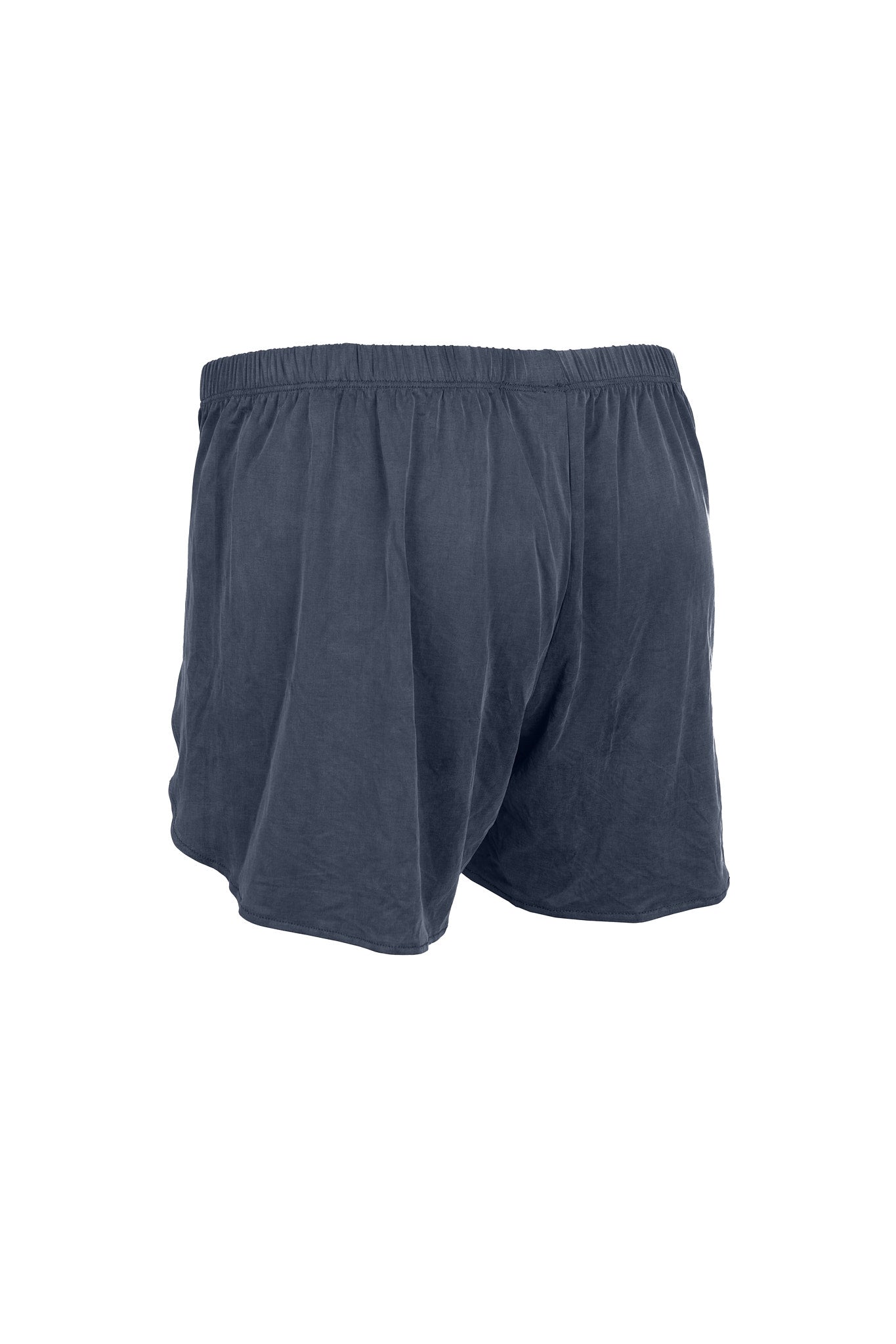 Short lounge bleu en cupro par MOYA KALA