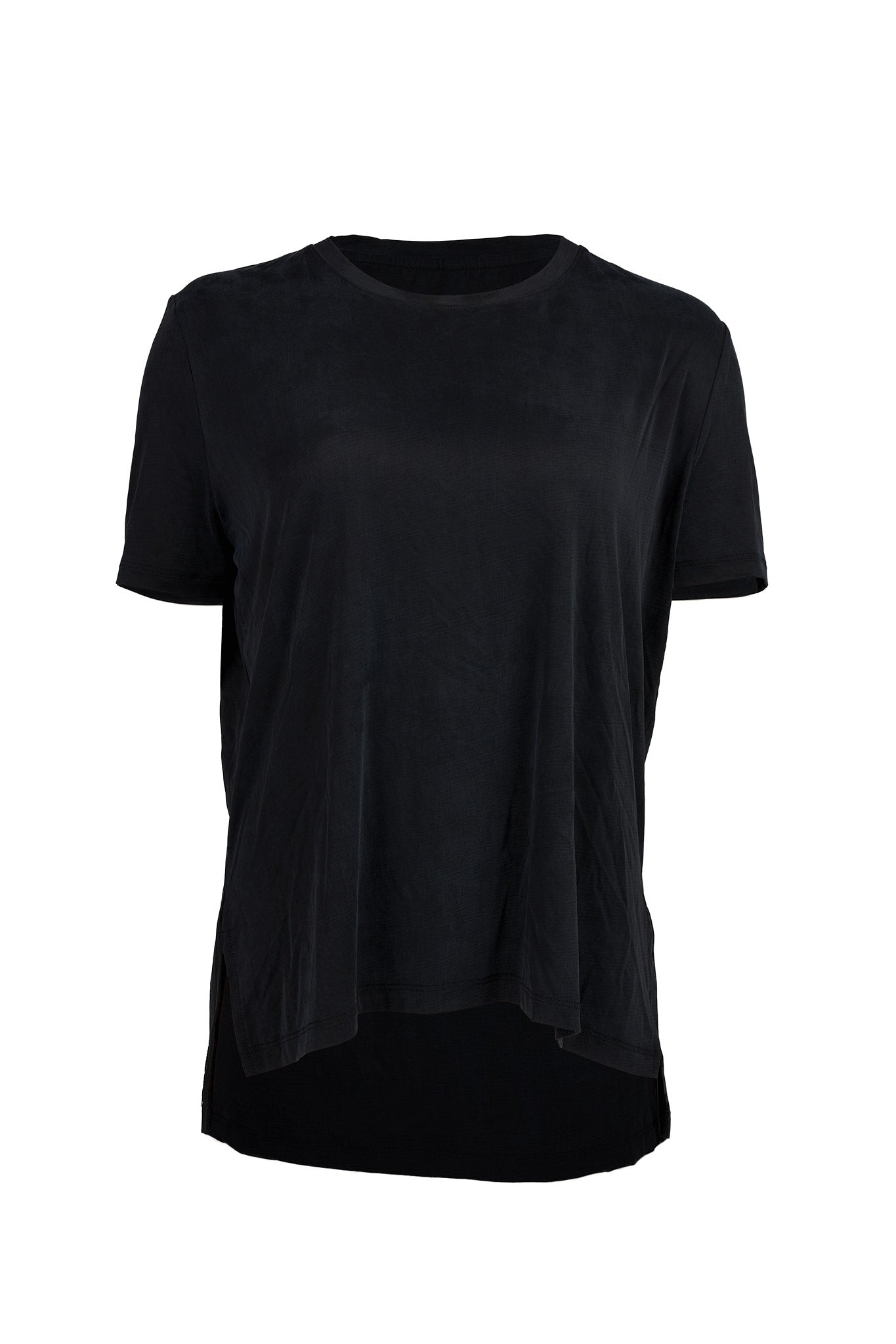 Chemise en cupro noire de MOYA KALA