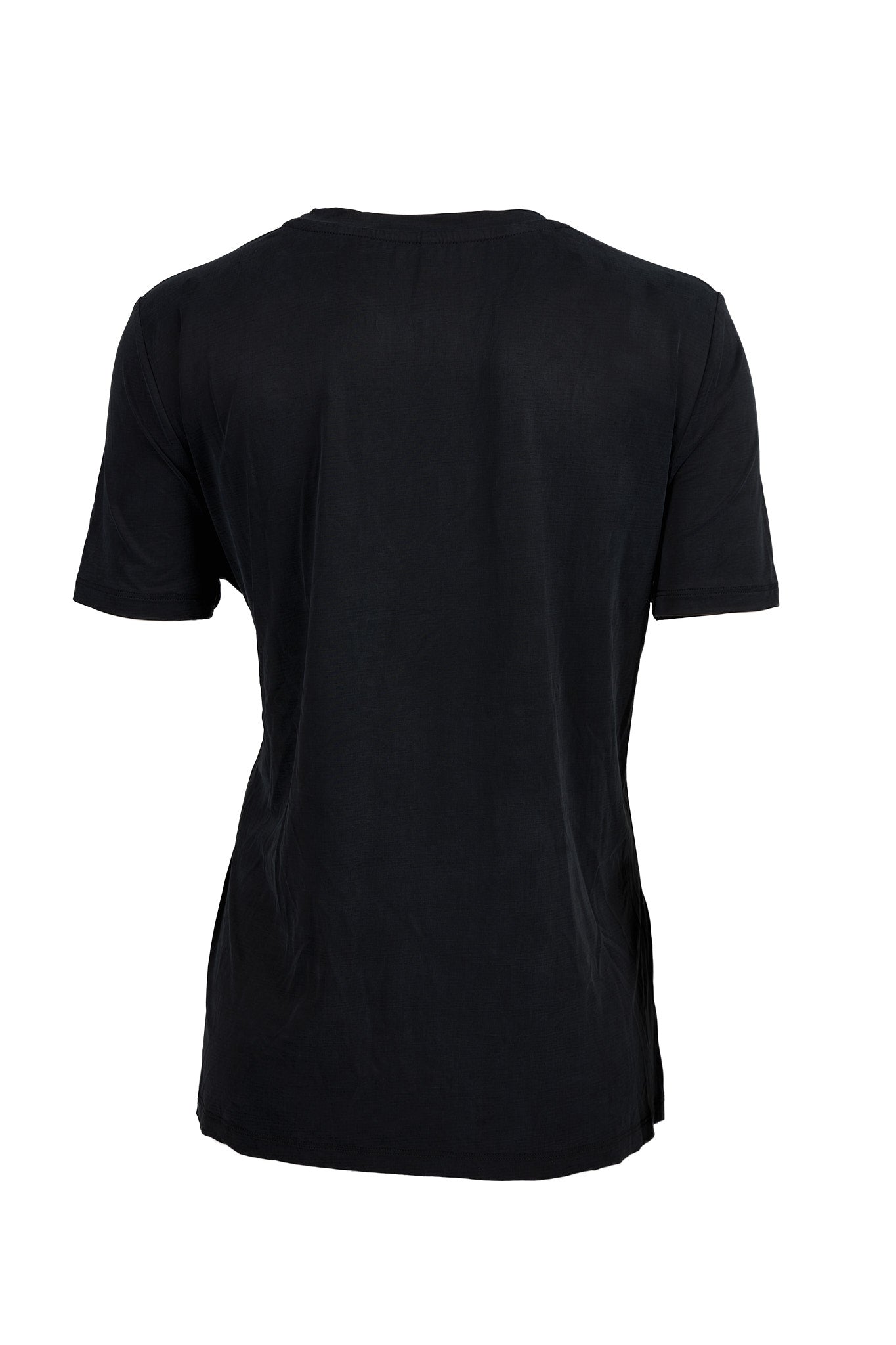 Chemise en cupro noire de MOYA KALA