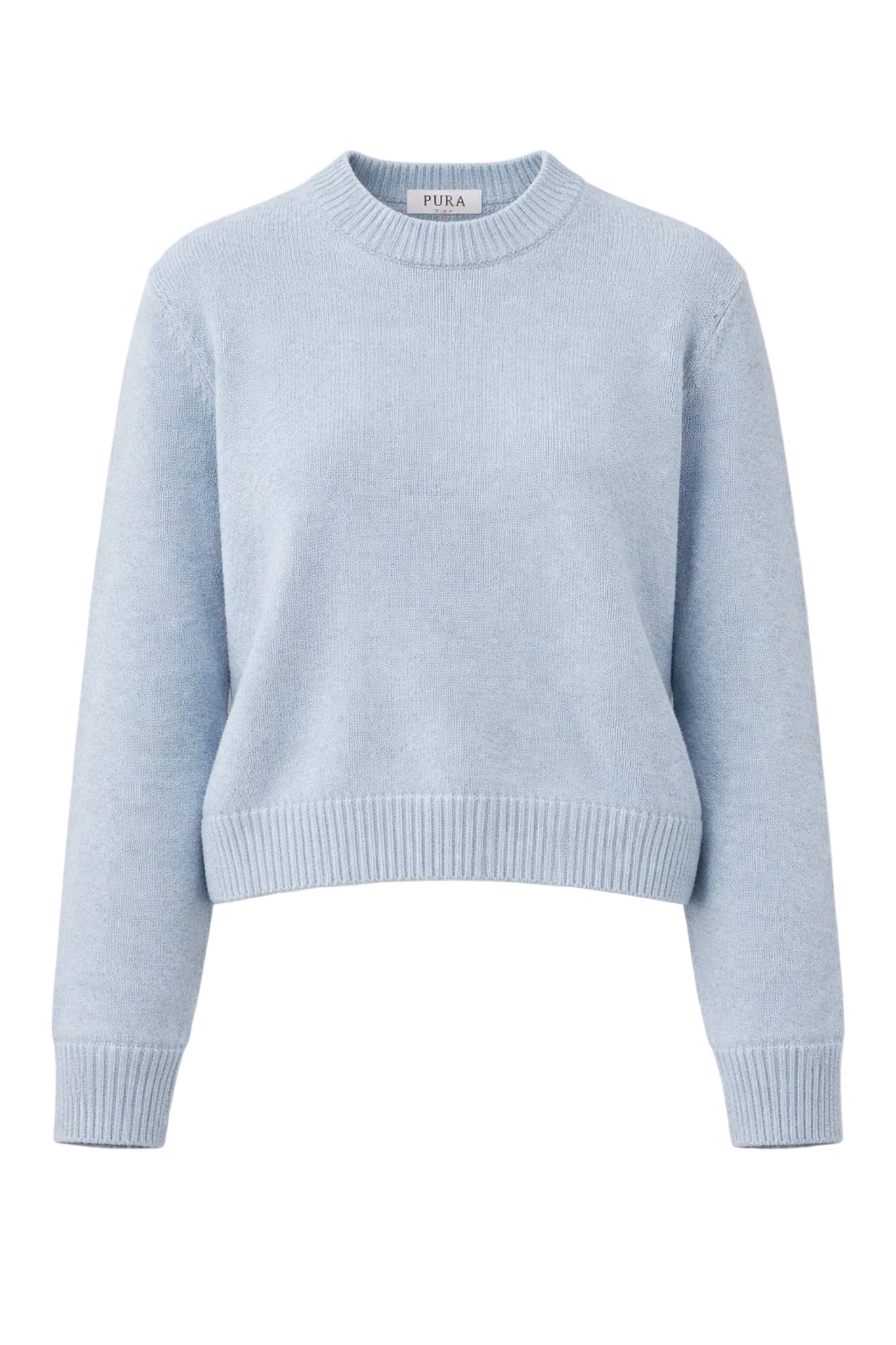 Blauer Pullover Nita aus Bio-Baumwolle & recyceltem Kaschmir von Pura Clothing