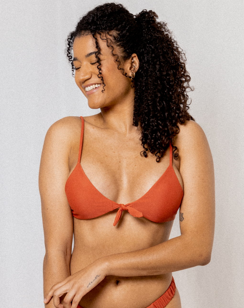 Push-up bikini top triangle