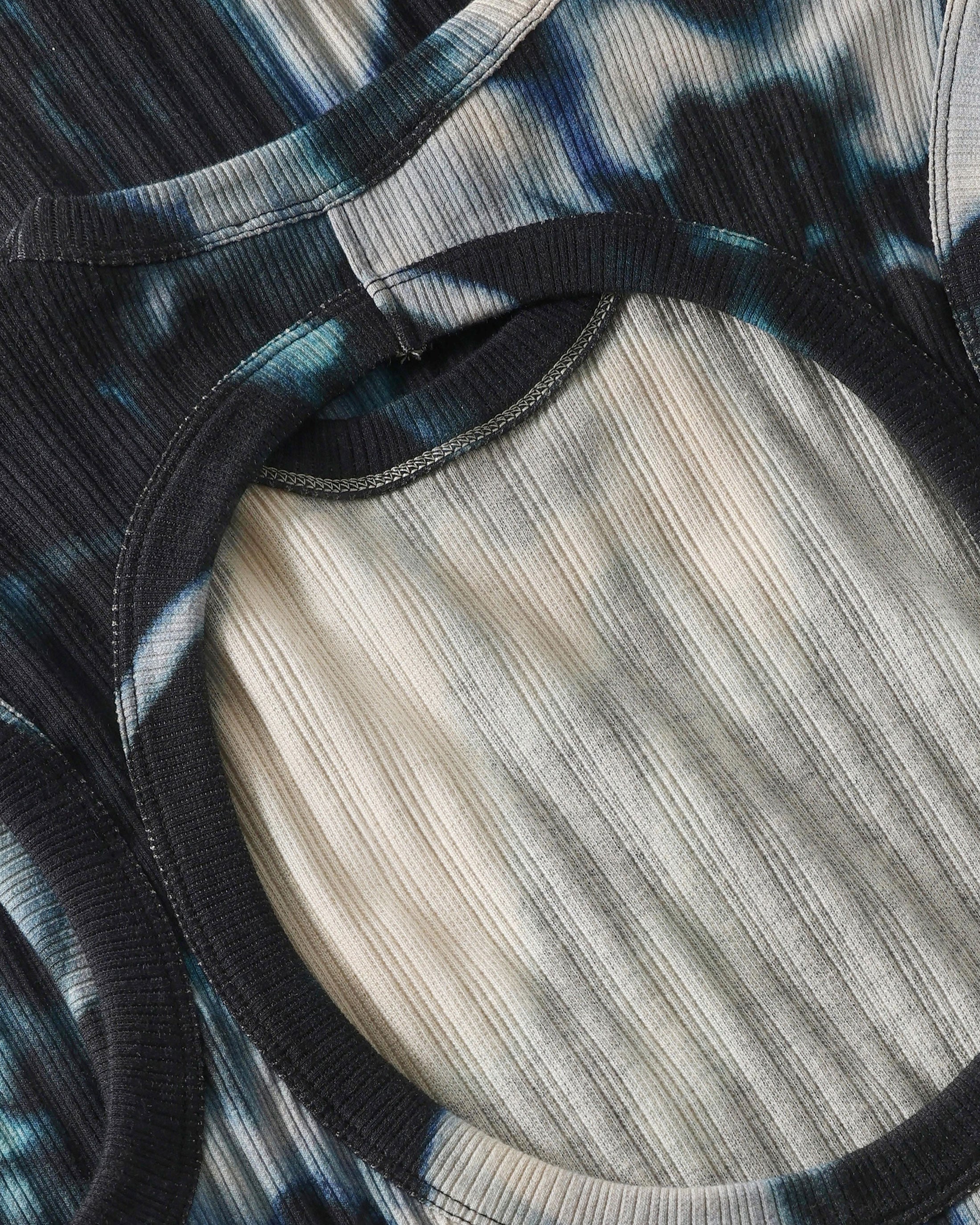 Geripptes Kleid Tie Dye aus Bio-Baumwolle von Rotholz