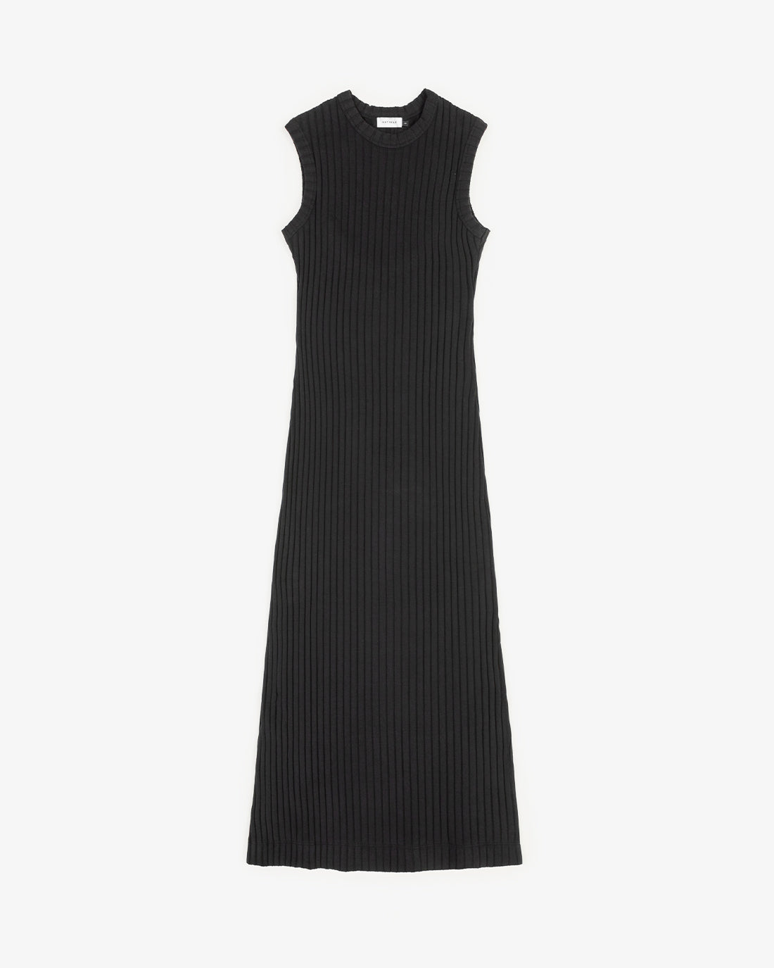 Black organic cotton dress by Rotholz