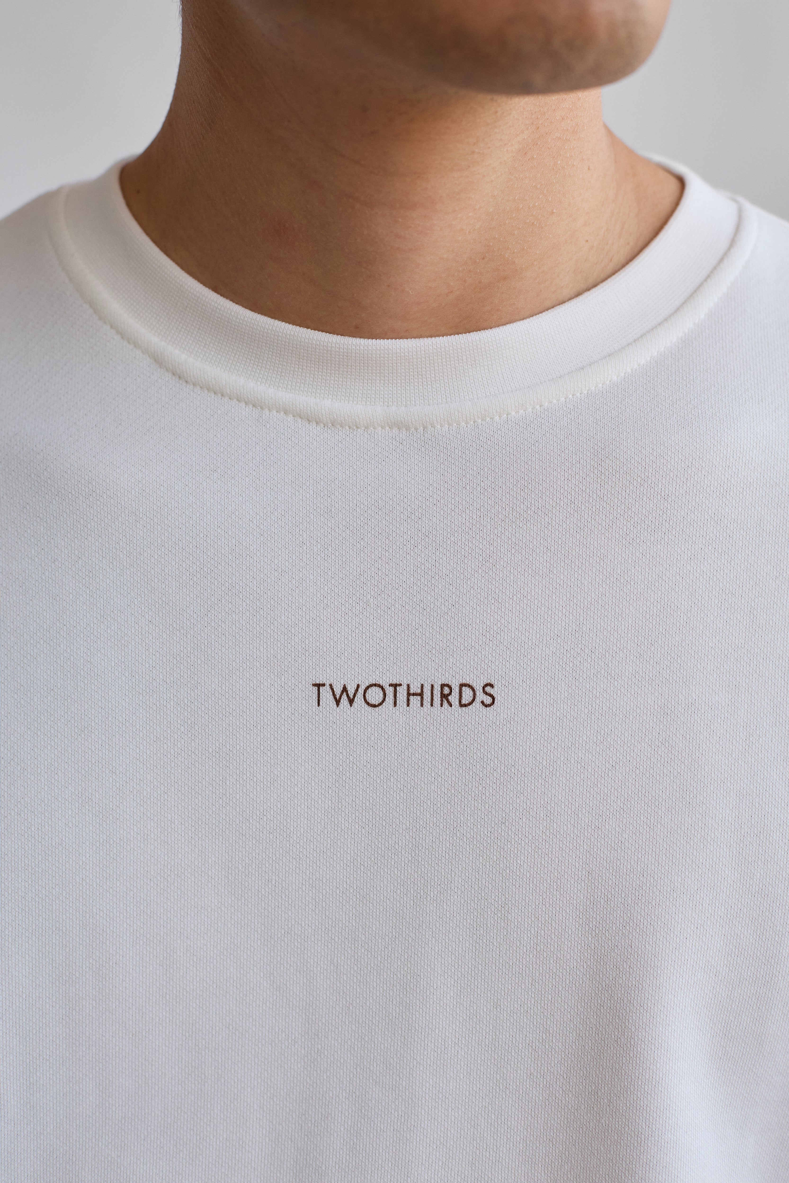 Sweater PARSEVAL in white made of organic cotton by TWOTHIRDS