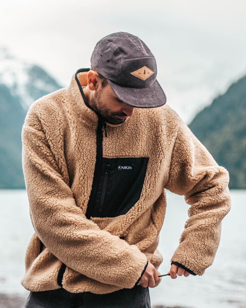 TreeFleece Teddy Relaxed Jacket Caramel - JACKET - NIKIN