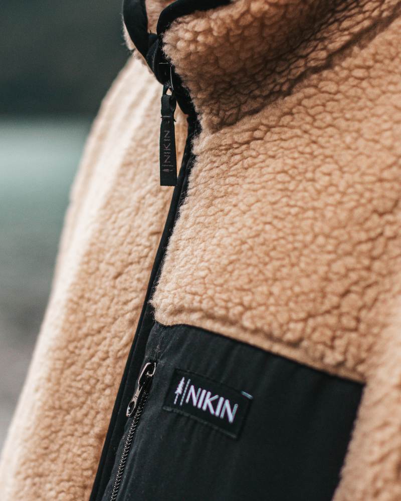 TreeFleece Teddy Relaxed Jacket Caramel - JACKET - NIKIN