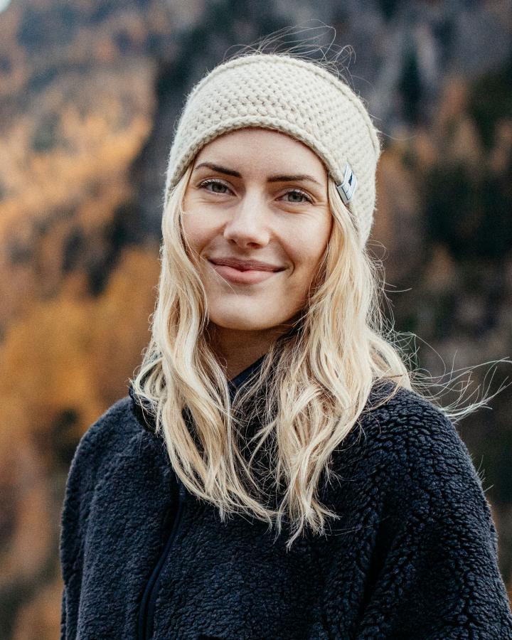 TreeHeadband Knitted Fleece Beige - HEADBAND - NIKIN