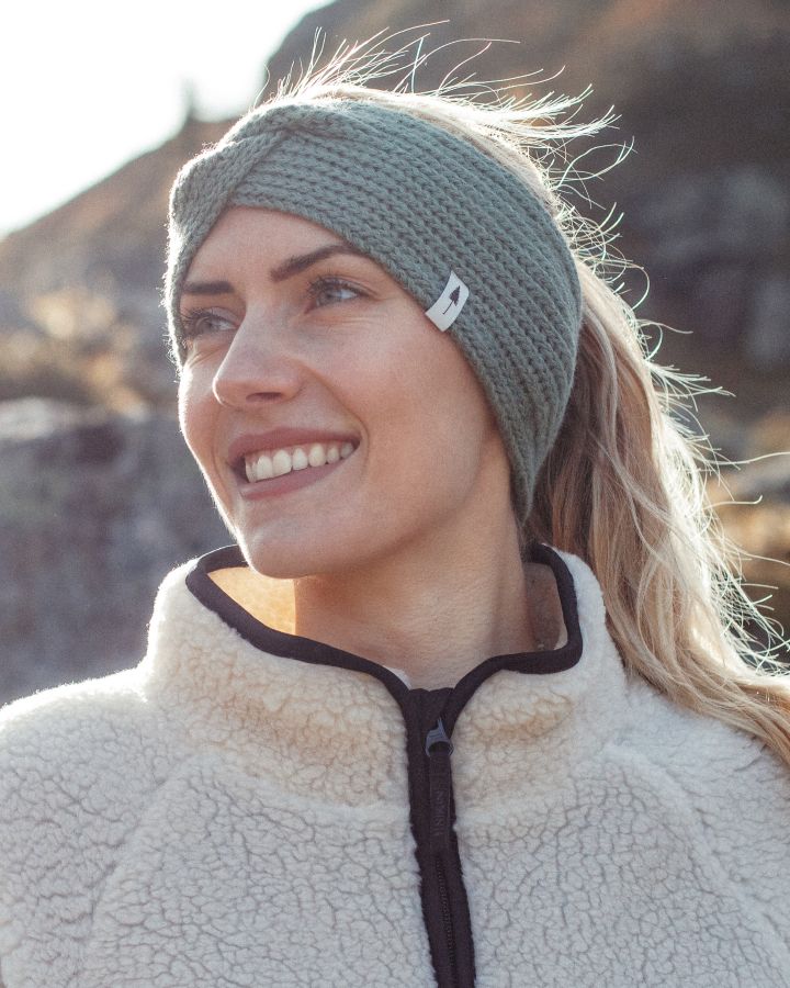 Grey headband Tree made of organic cotton by Nikin