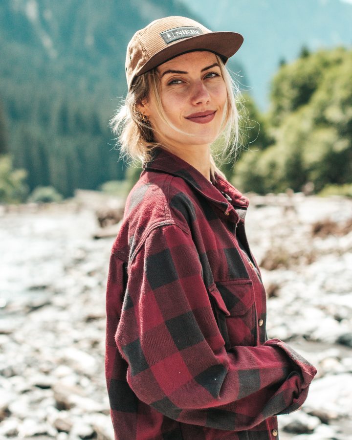 TreePlanter Overshirt Buffalo Check Deep Maroon-Black - SHIRT - NIKIN