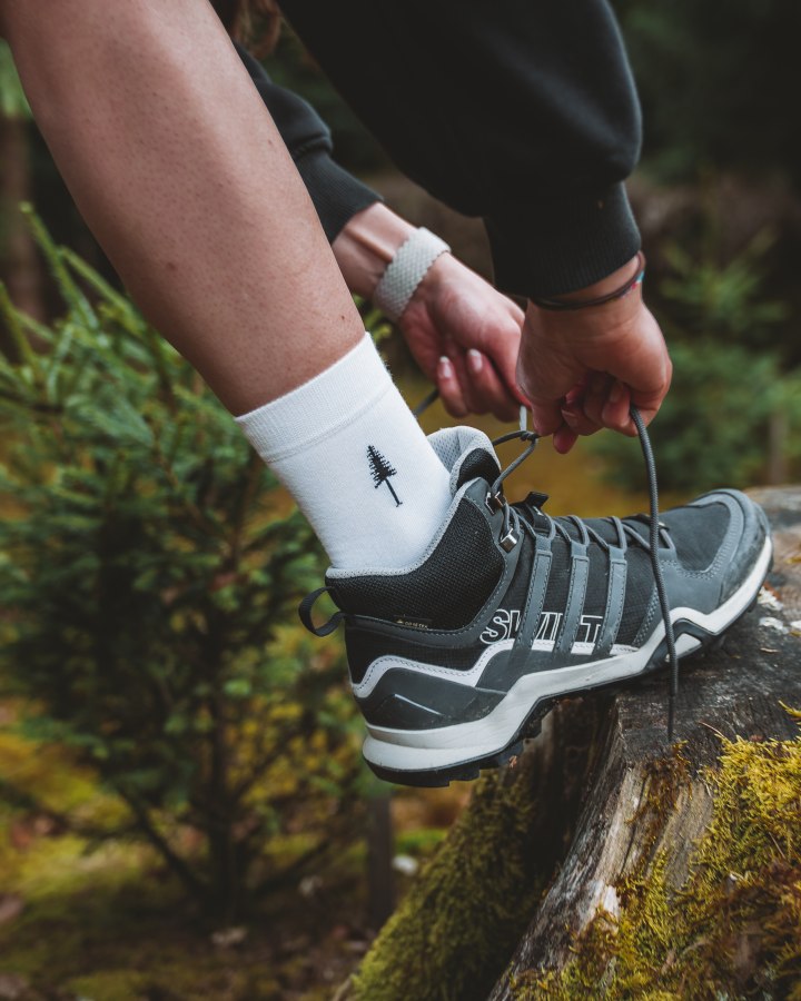 Weisses Socken-Set Tree Standard aus Tencel von Nikin