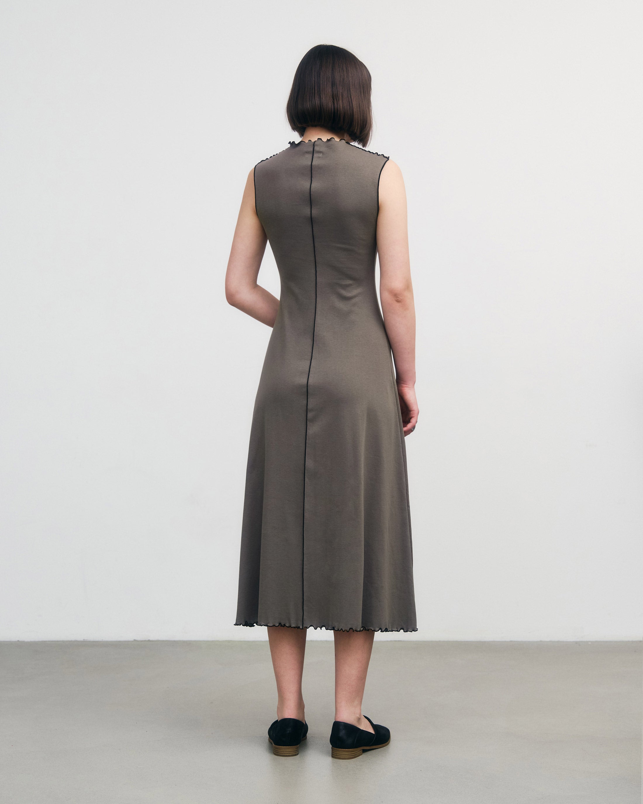 Kleid Pin-Tucked aus Bio-Baumwolle von Rotholz