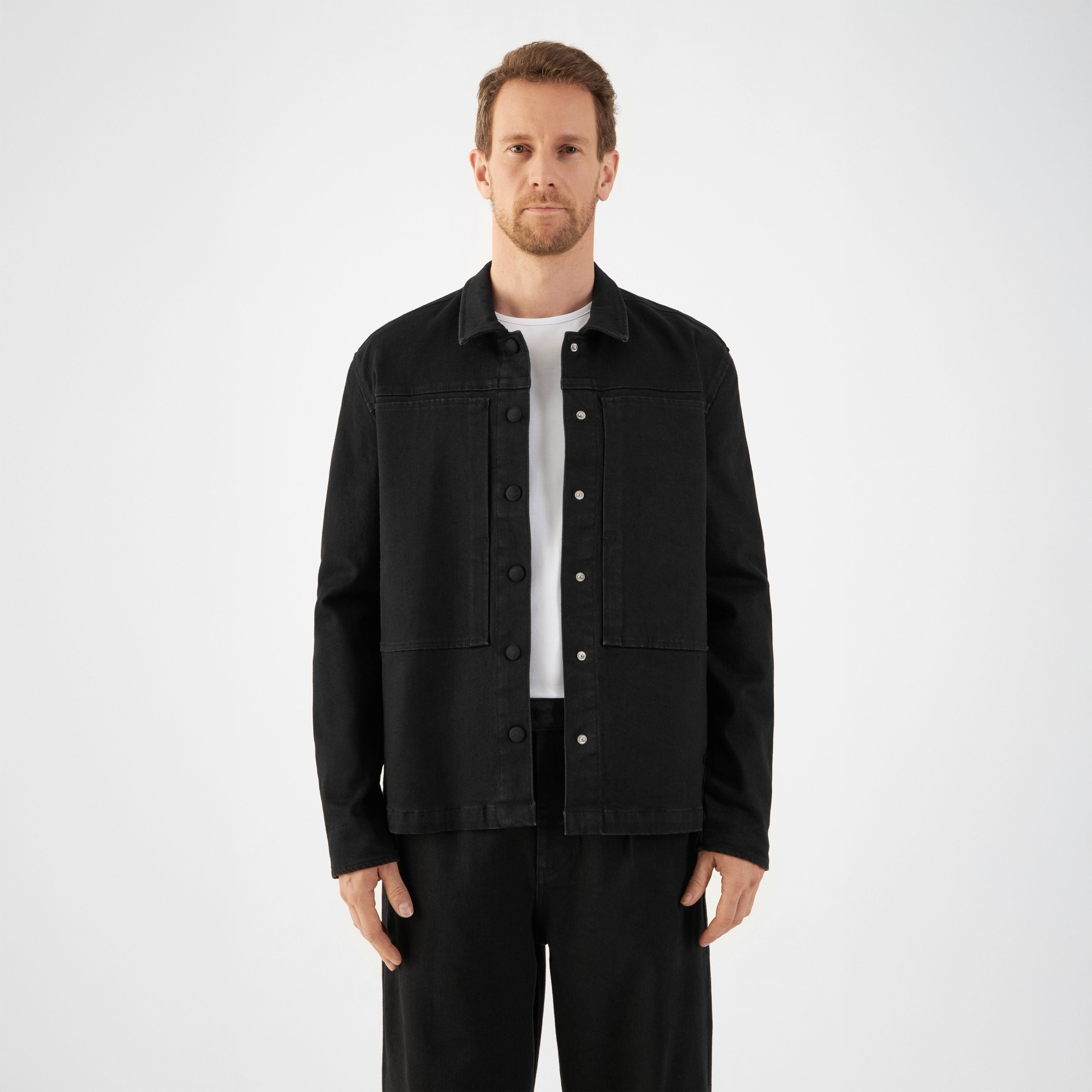 Schwarze Jacke Quiet aus Lyocell Tencel von Dawn Denim
