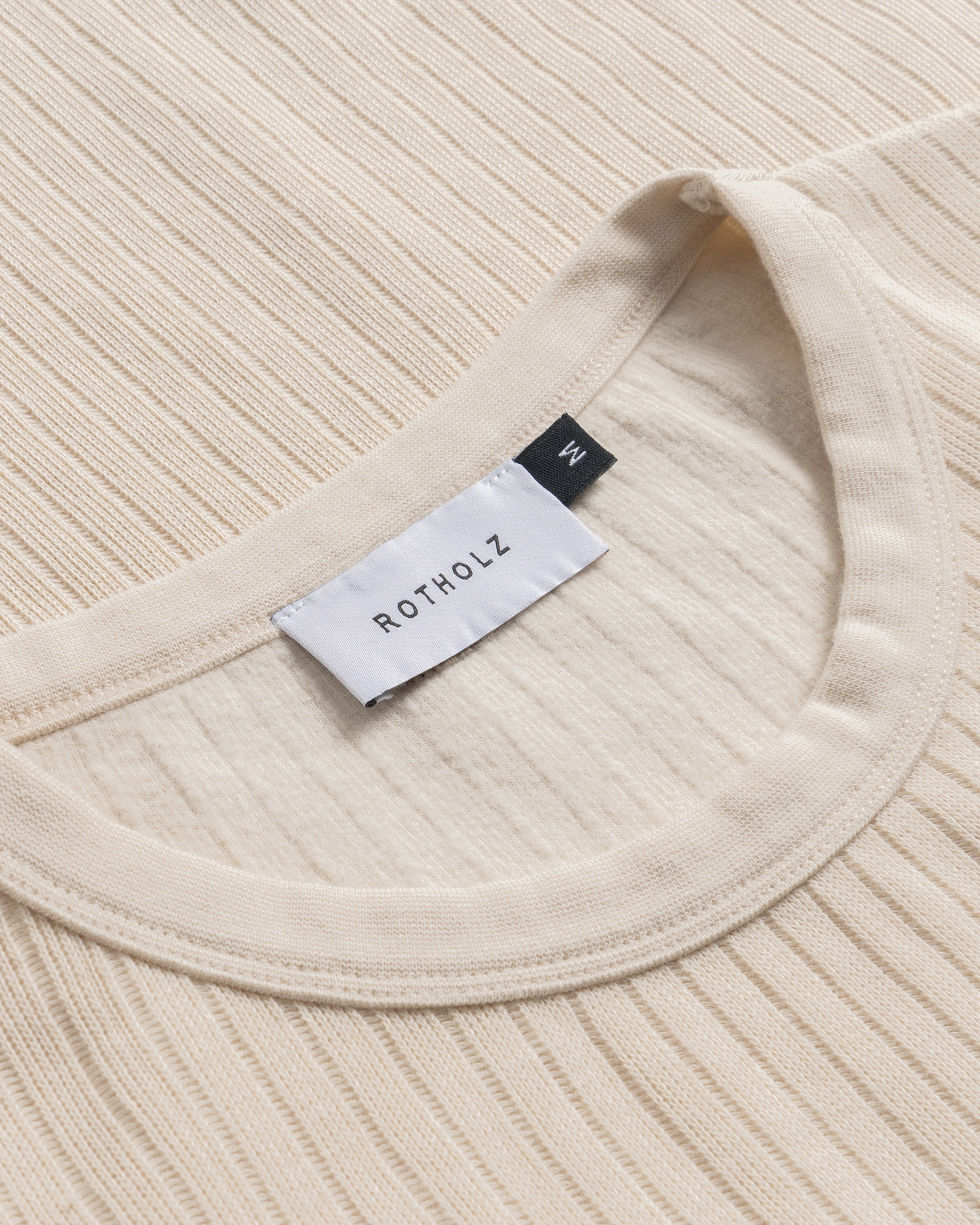 Helles Langarmshirt Oversize aus Bio-Baumwolle von Rotholz