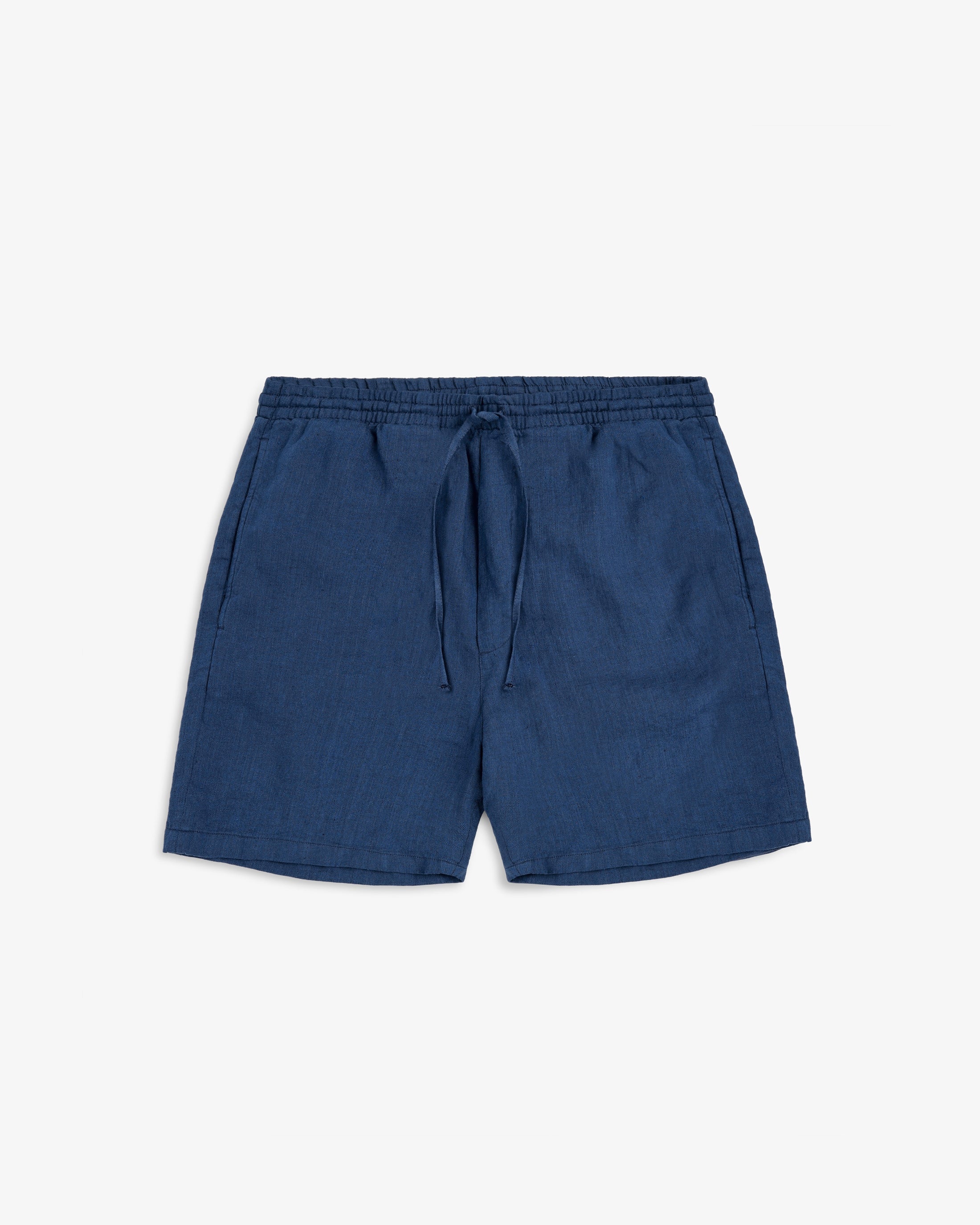 Short bleu en coton biologique par Rotholz