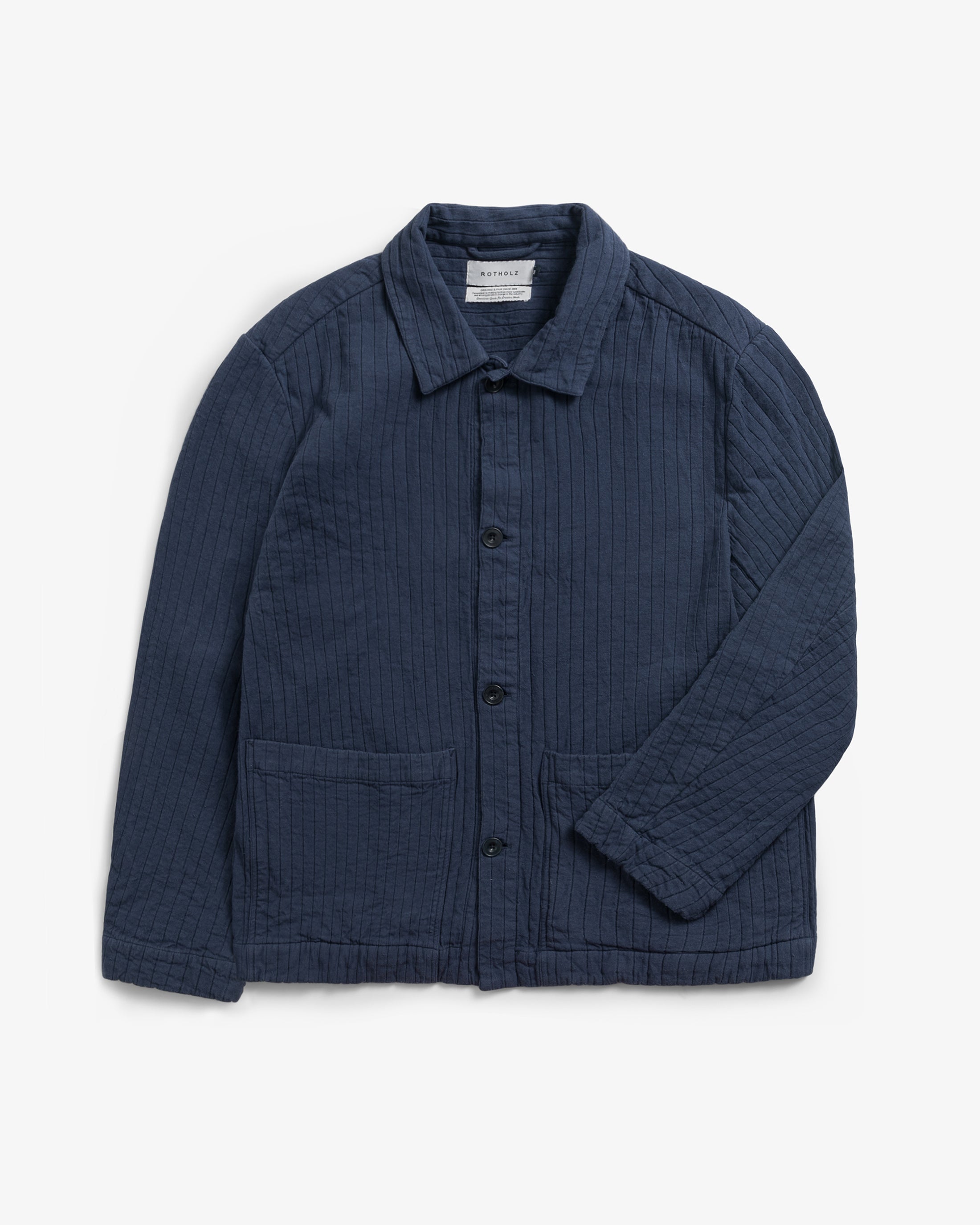 Blaue Jacke Workwear aus Bio-Baumwolle von Rotholz