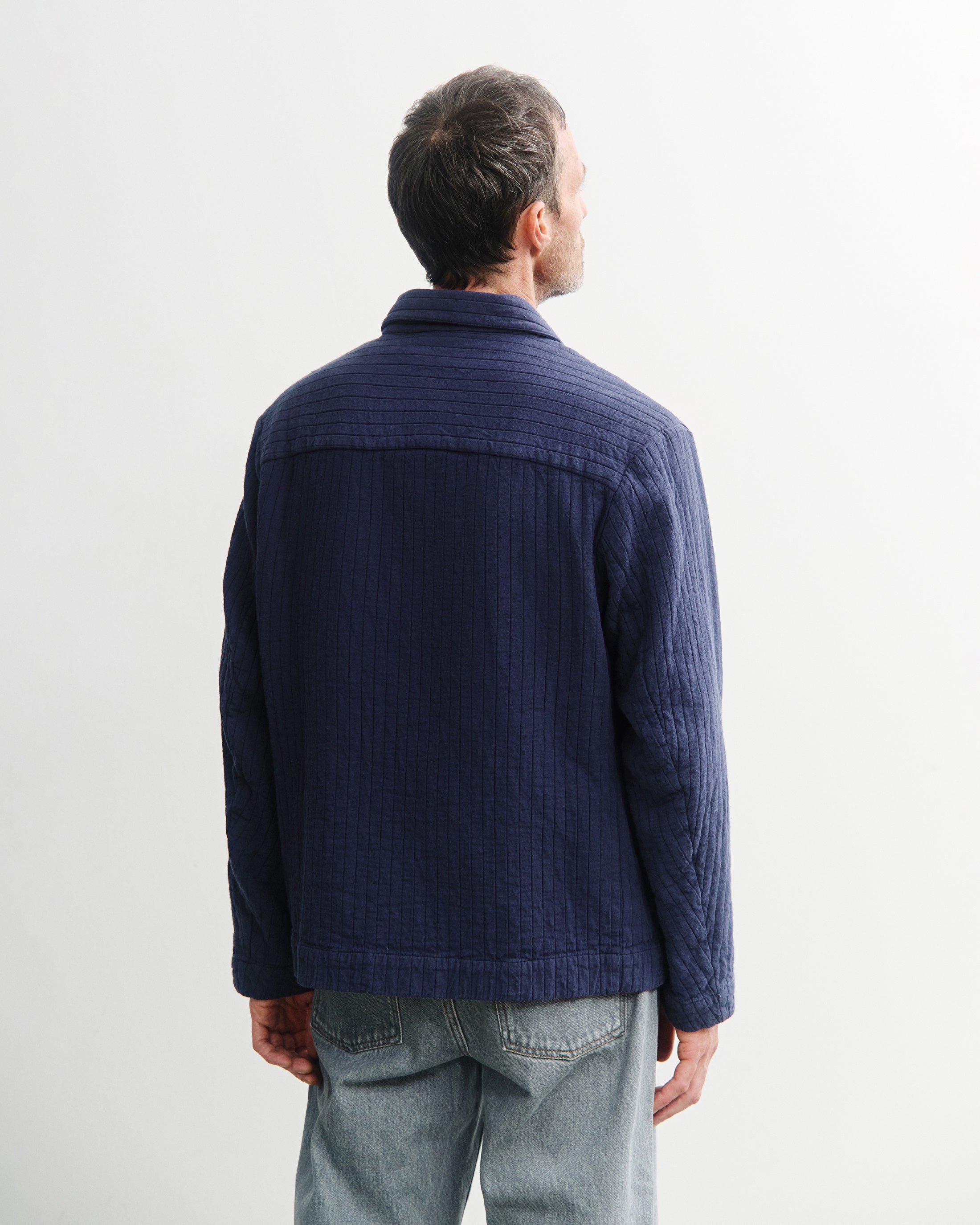 Blaue Jacke Workwear aus Bio-Baumwolle von Rotholz