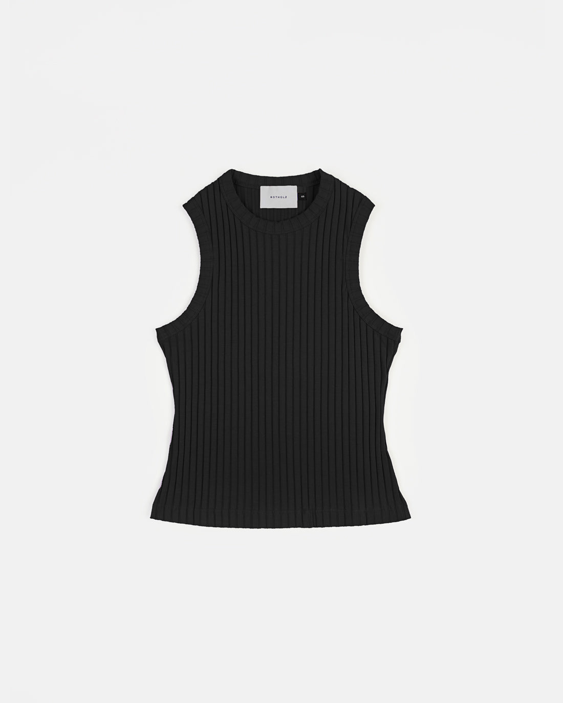 Black organic cotton top from Rotholz