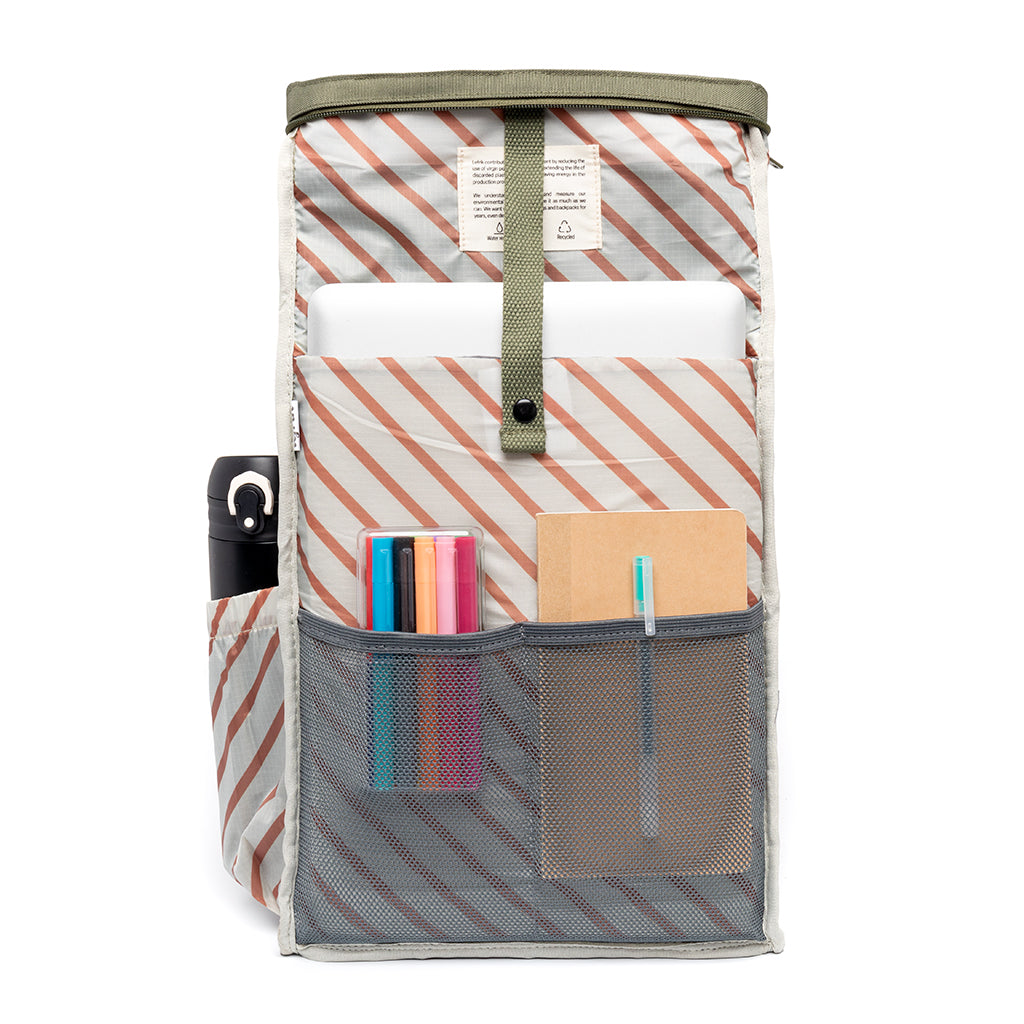 Grüner Rucksack Roll Mini 12l von Lefrik