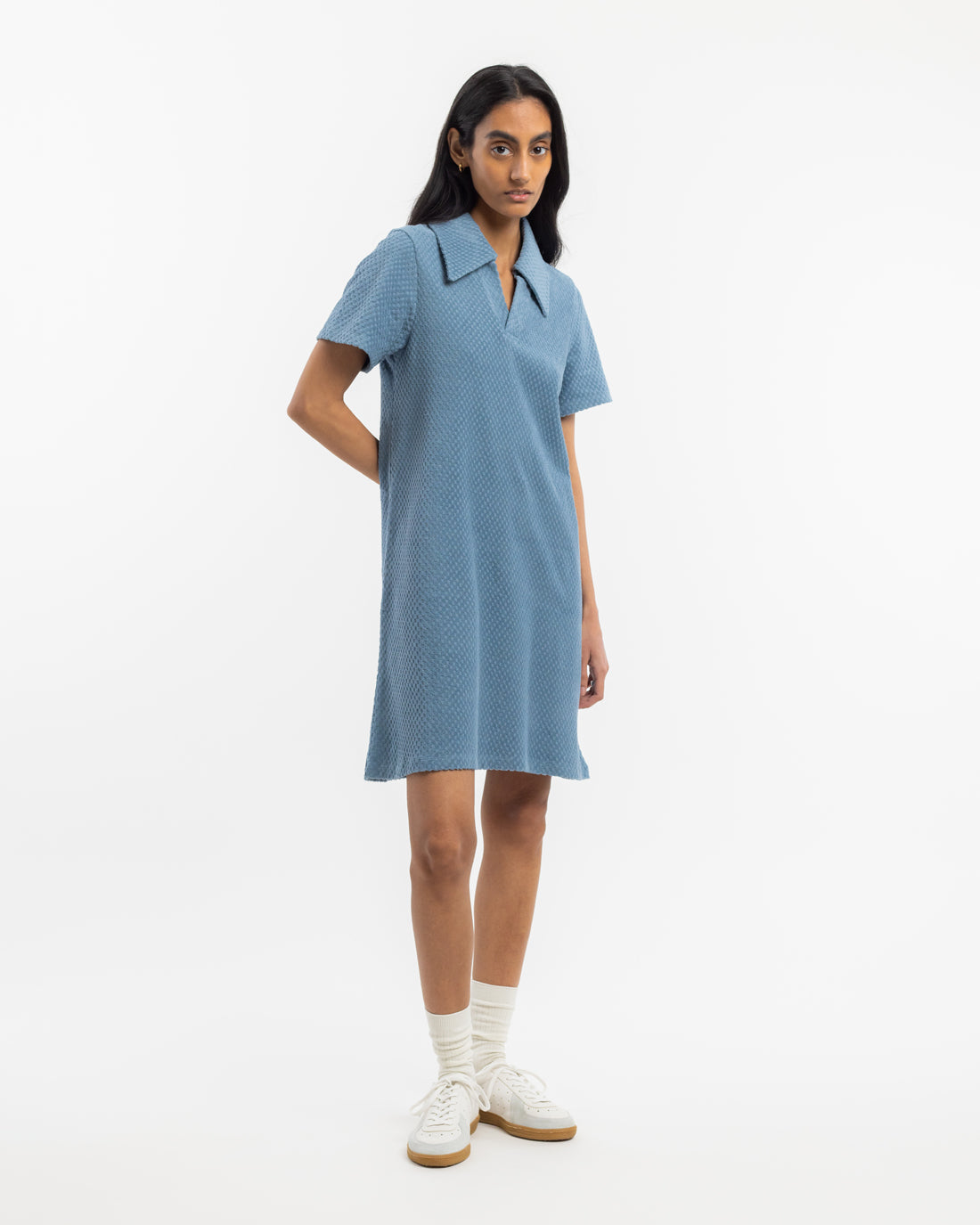 Light blue dress made of 100% organic cotton by Rotholz