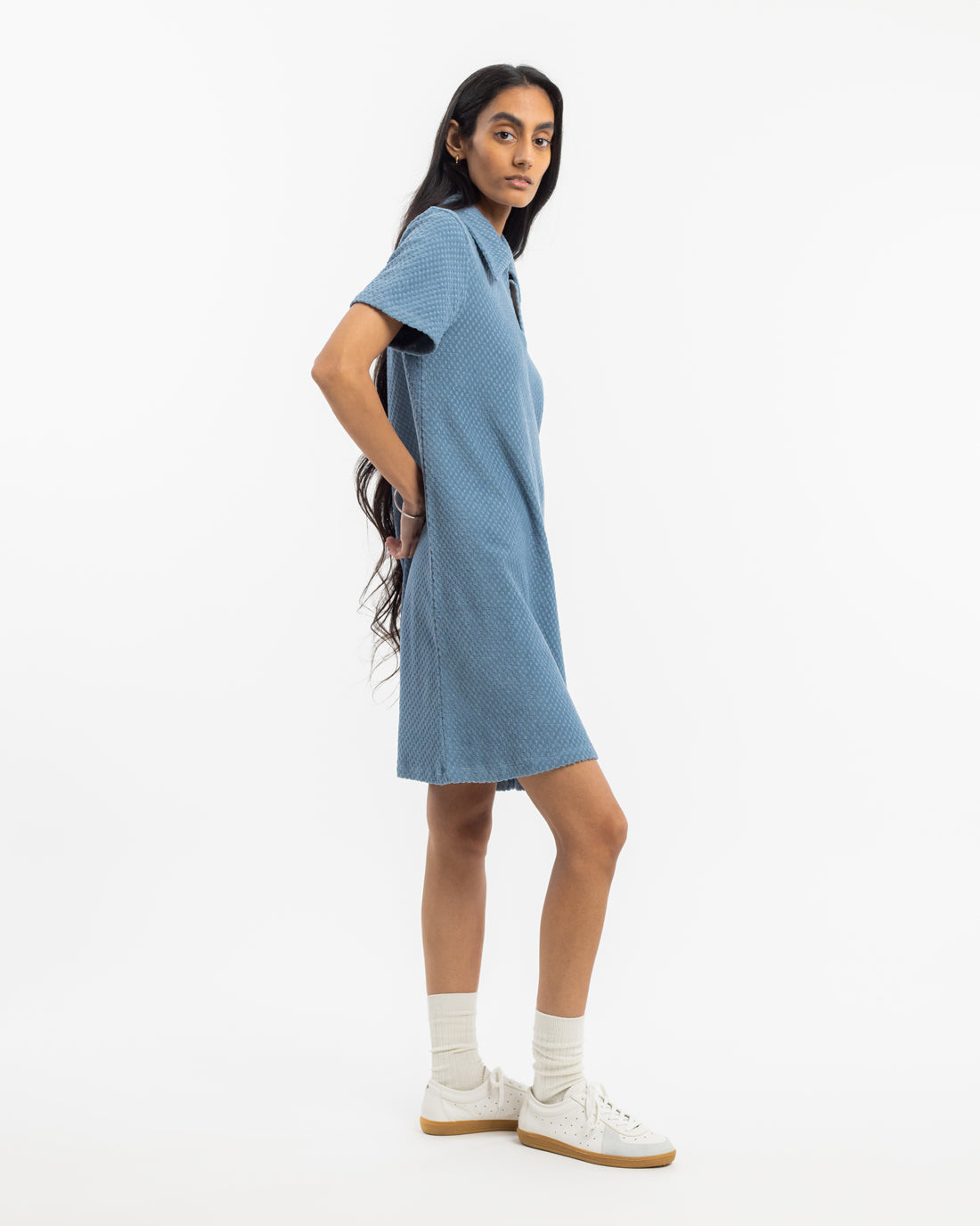 Light blue dress made of 100% organic cotton by Rotholz