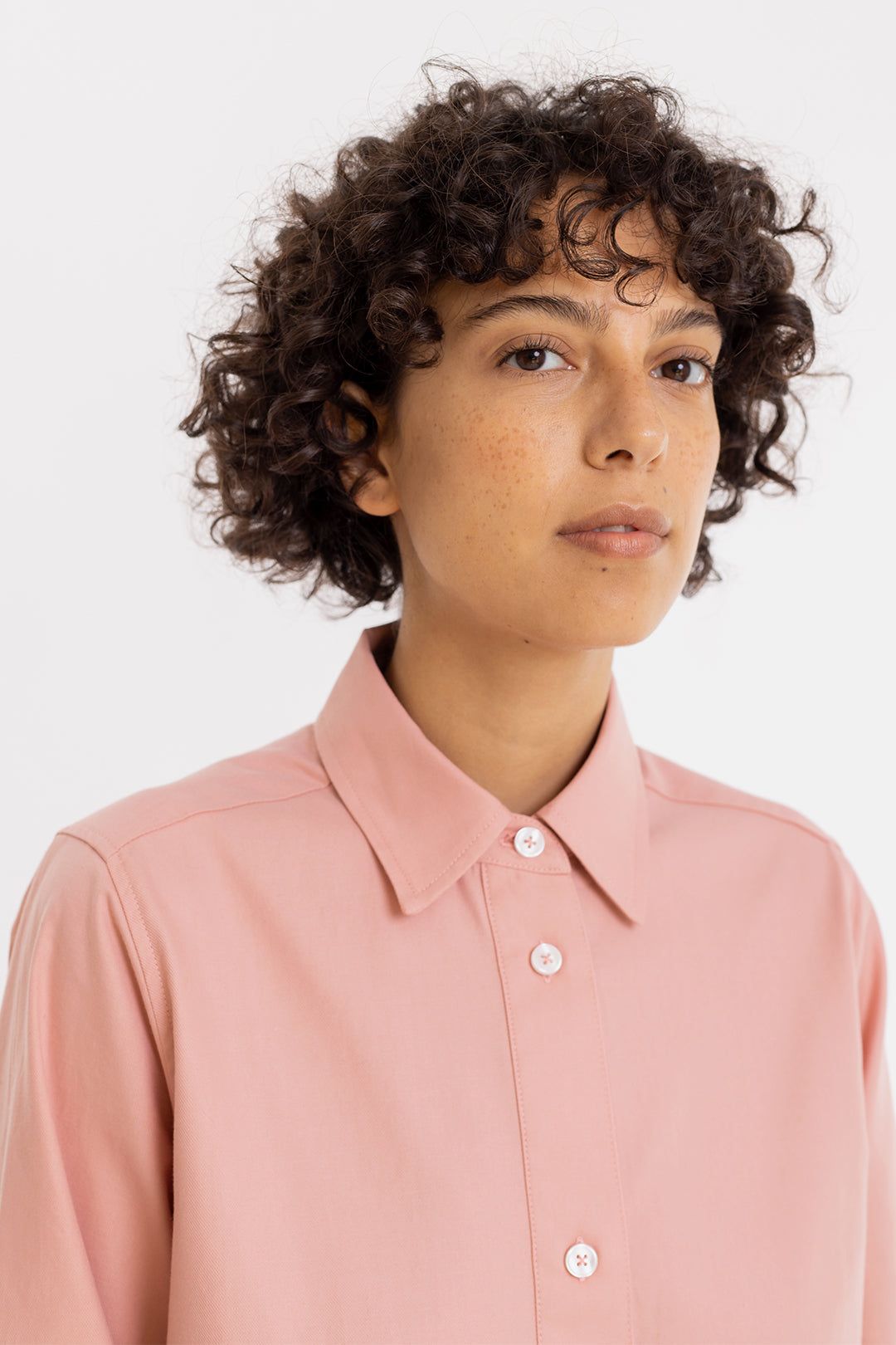Organic cotton shirt pink