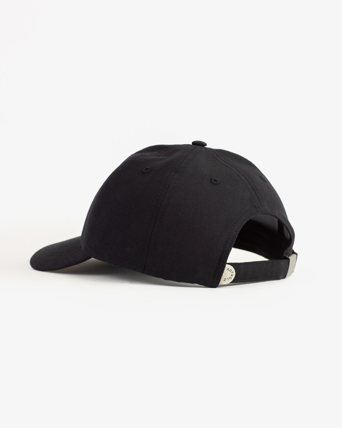 Casquette noire Dad en coton 100% biologique de Rotholz