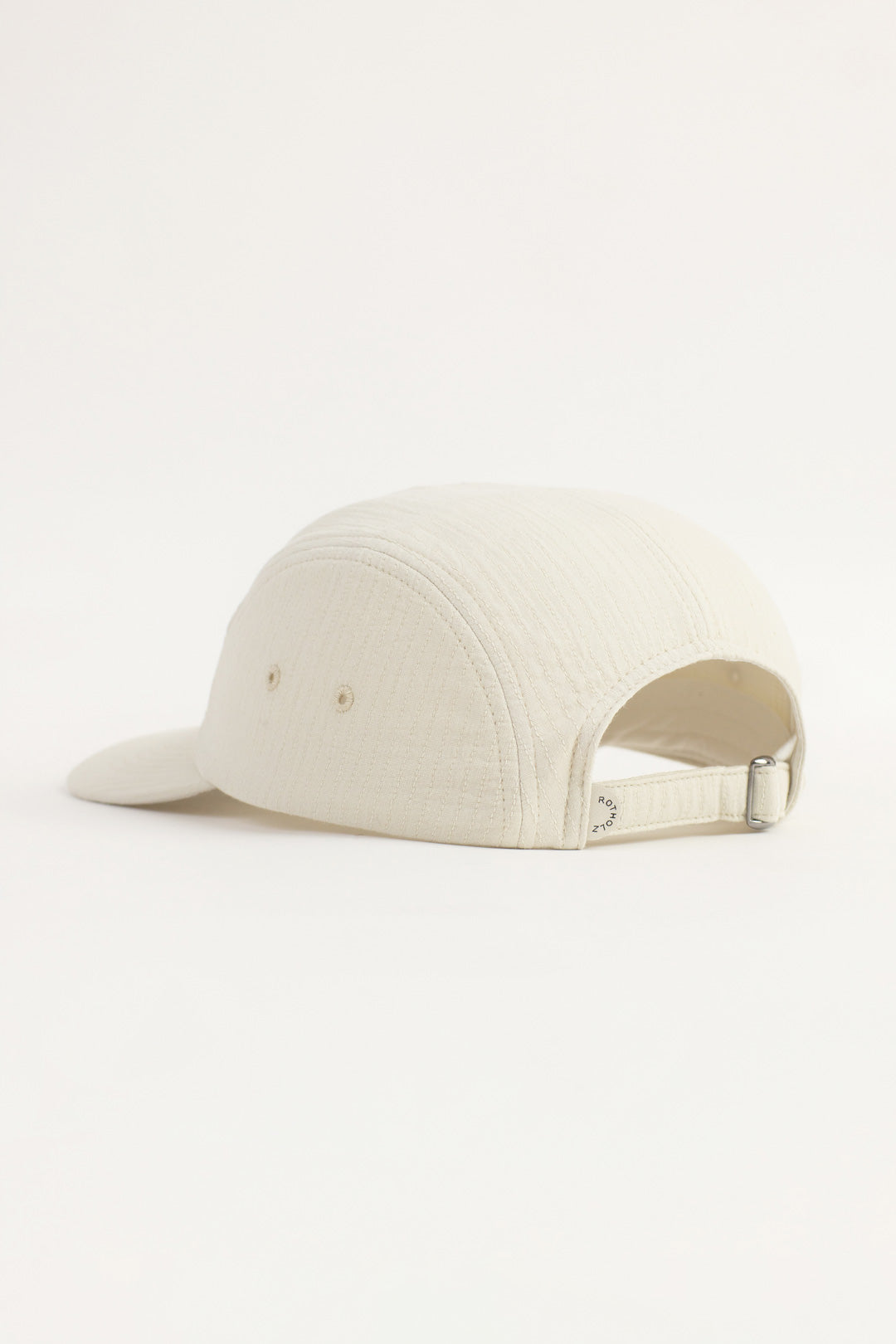 Sand-colored cap 5 panel made of 100% organic cotton by Rotholz