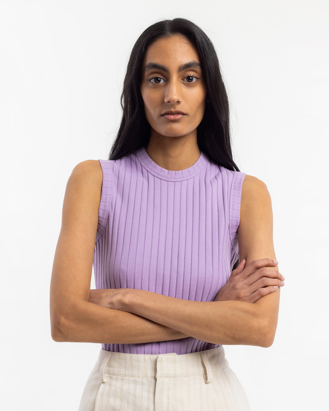 Purple top made of organic cotton by Rotholz