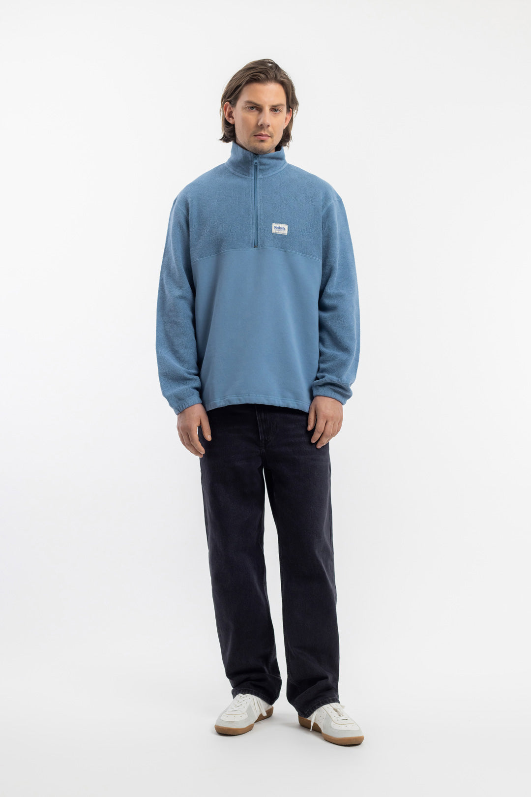 Hellblaues Sweatshirt Divided aus 100% Bio-Baumwolle von Rotholz