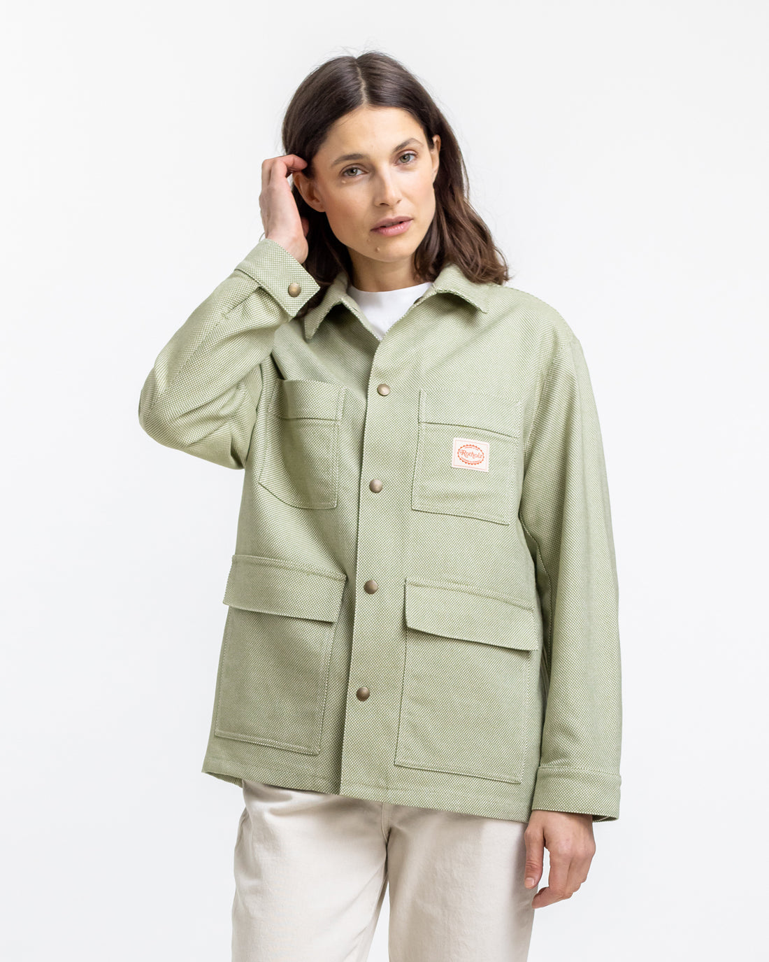 Veste vert clair Light en coton 100% biologique de Rotholz