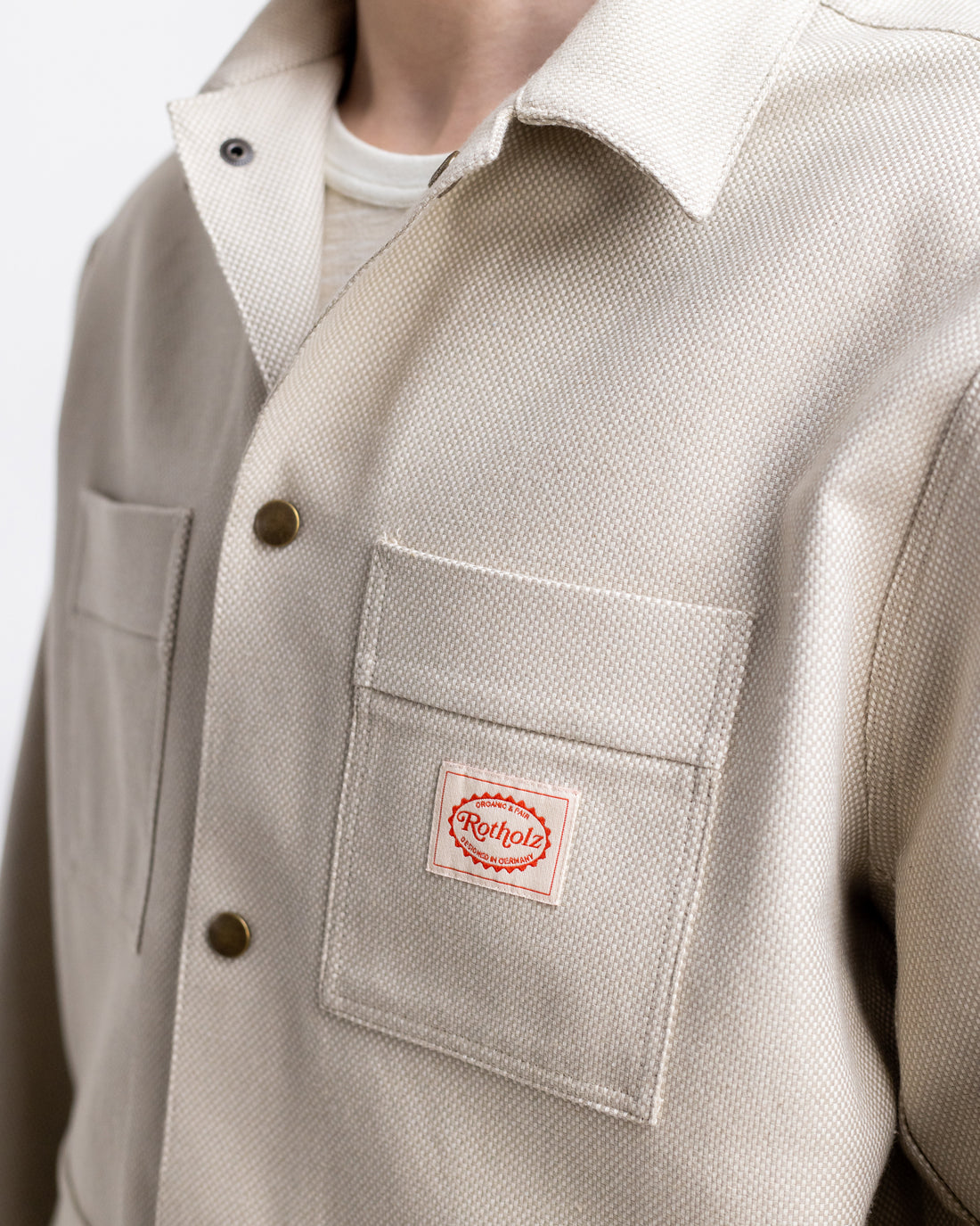 Beige Jacke Light aus 100% Bio-Baumwolle von Rotholz