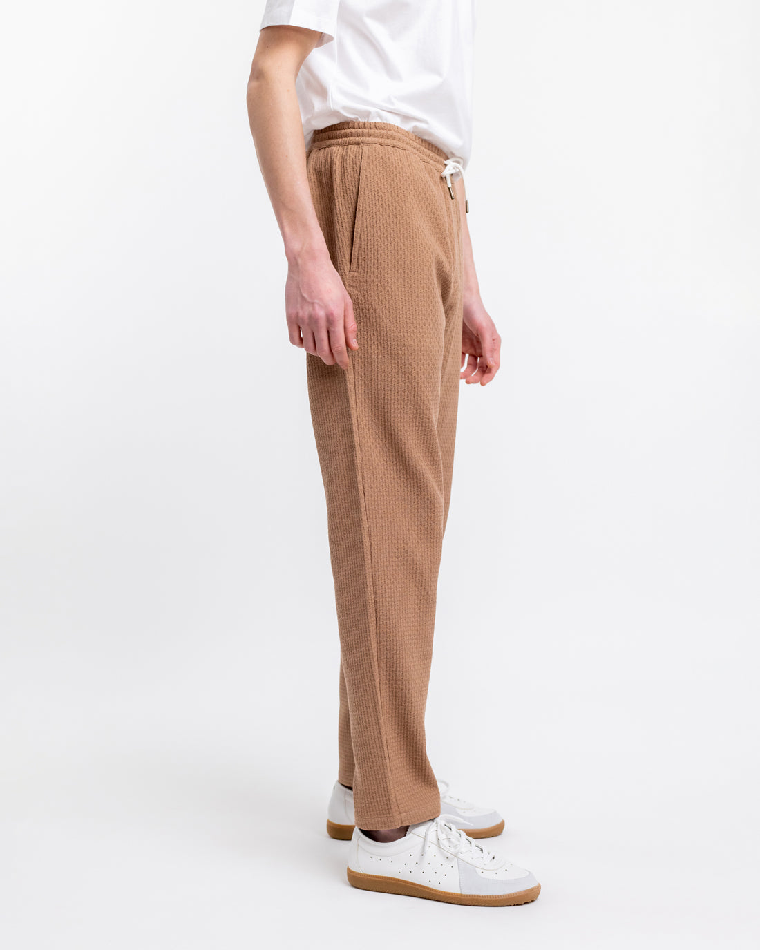 Pantalon marron en coton 100% biologique de Rotholz