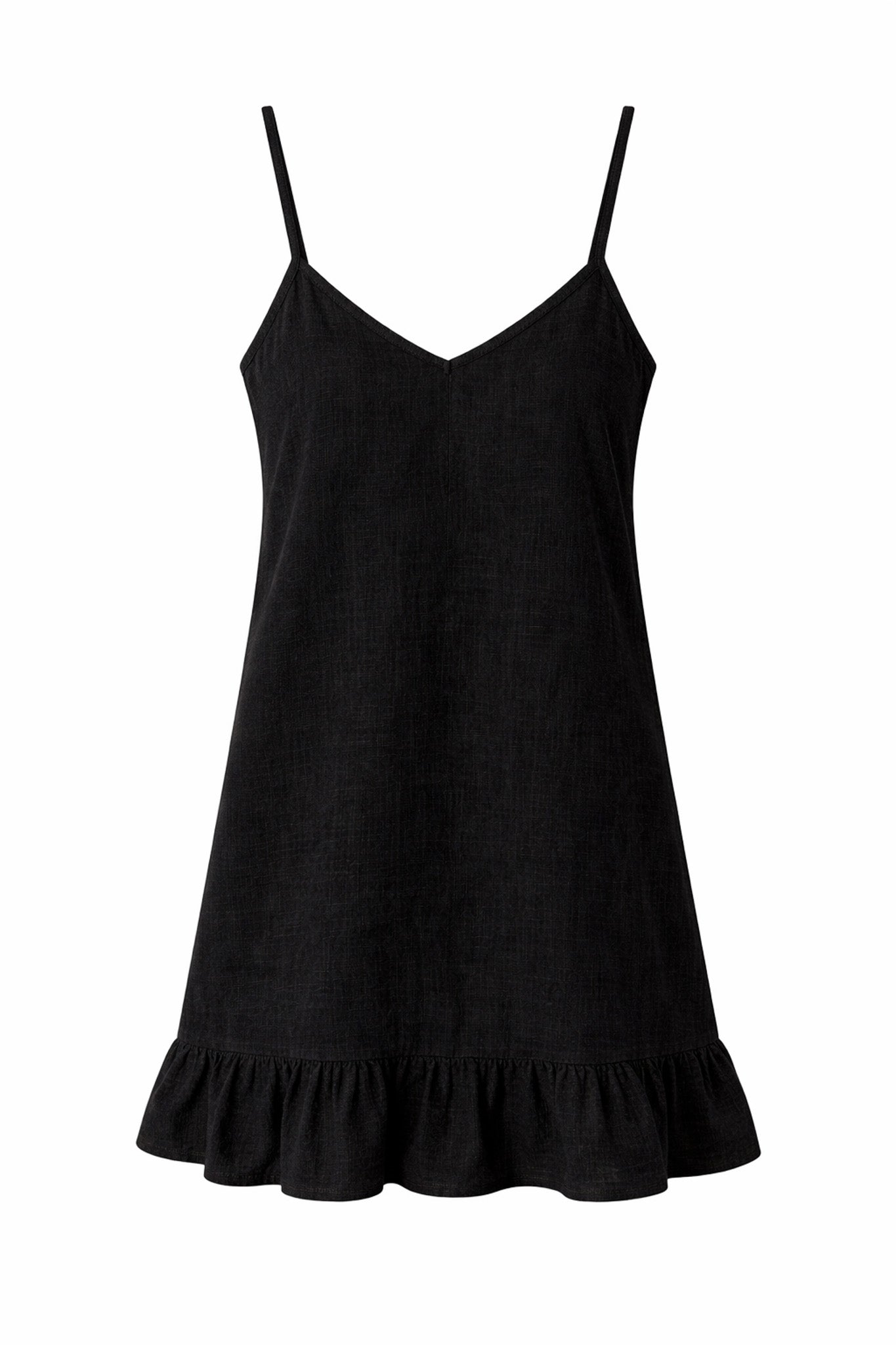 Schwarzes Kleid the Mini aus 100% Bio-Baumwolle von Pura Clothing