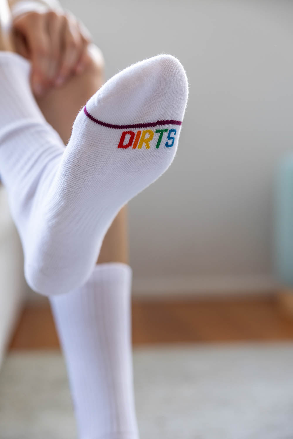 Rainbow Socks 3.0 made of cotton by Dirts