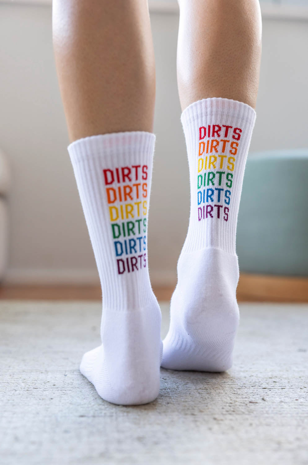Rainbow Socks 3.0 made of cotton by Dirts