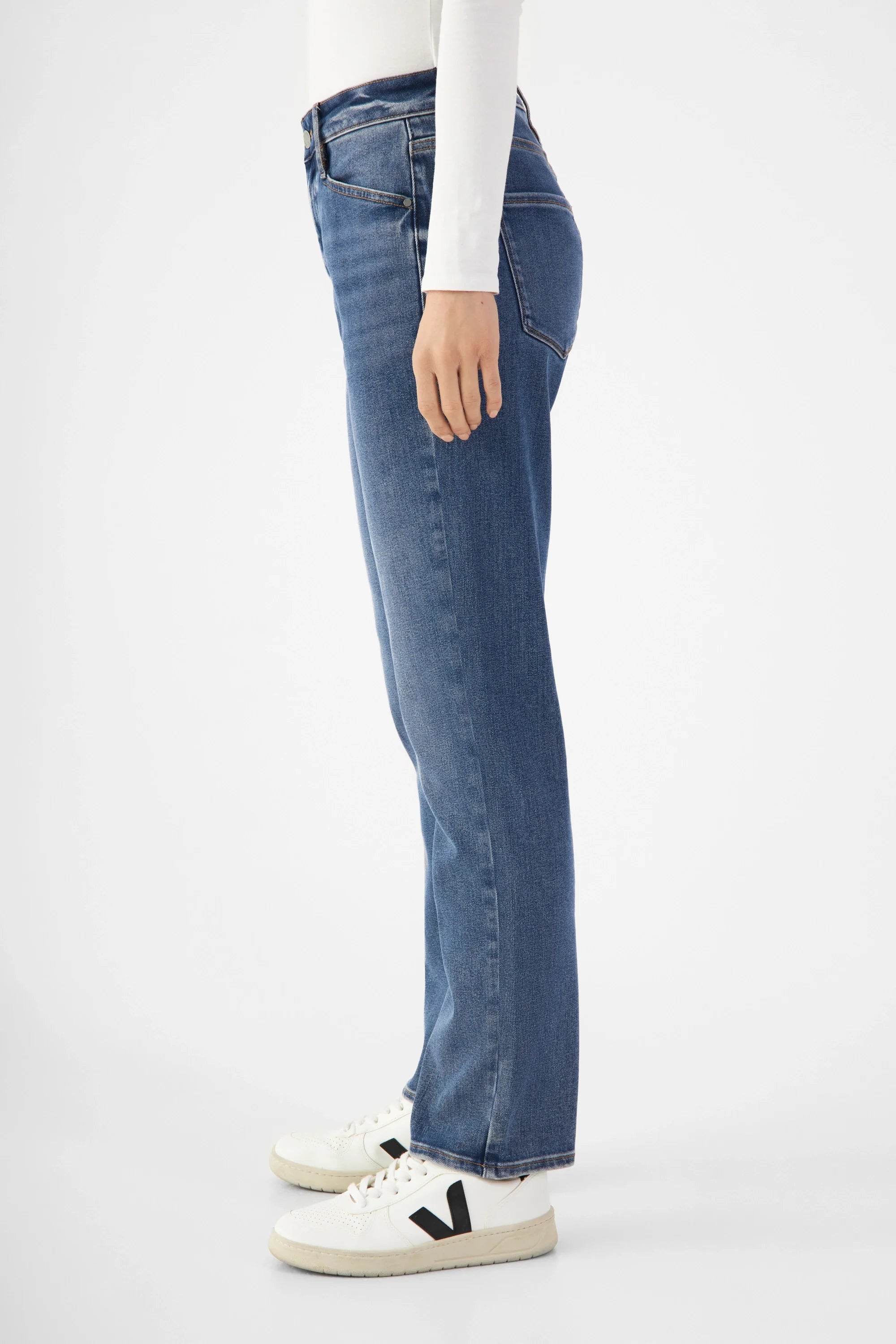 Hellblau Jeans Sunset Regular Slim aus Lyocell Tencel von Dawn Denim