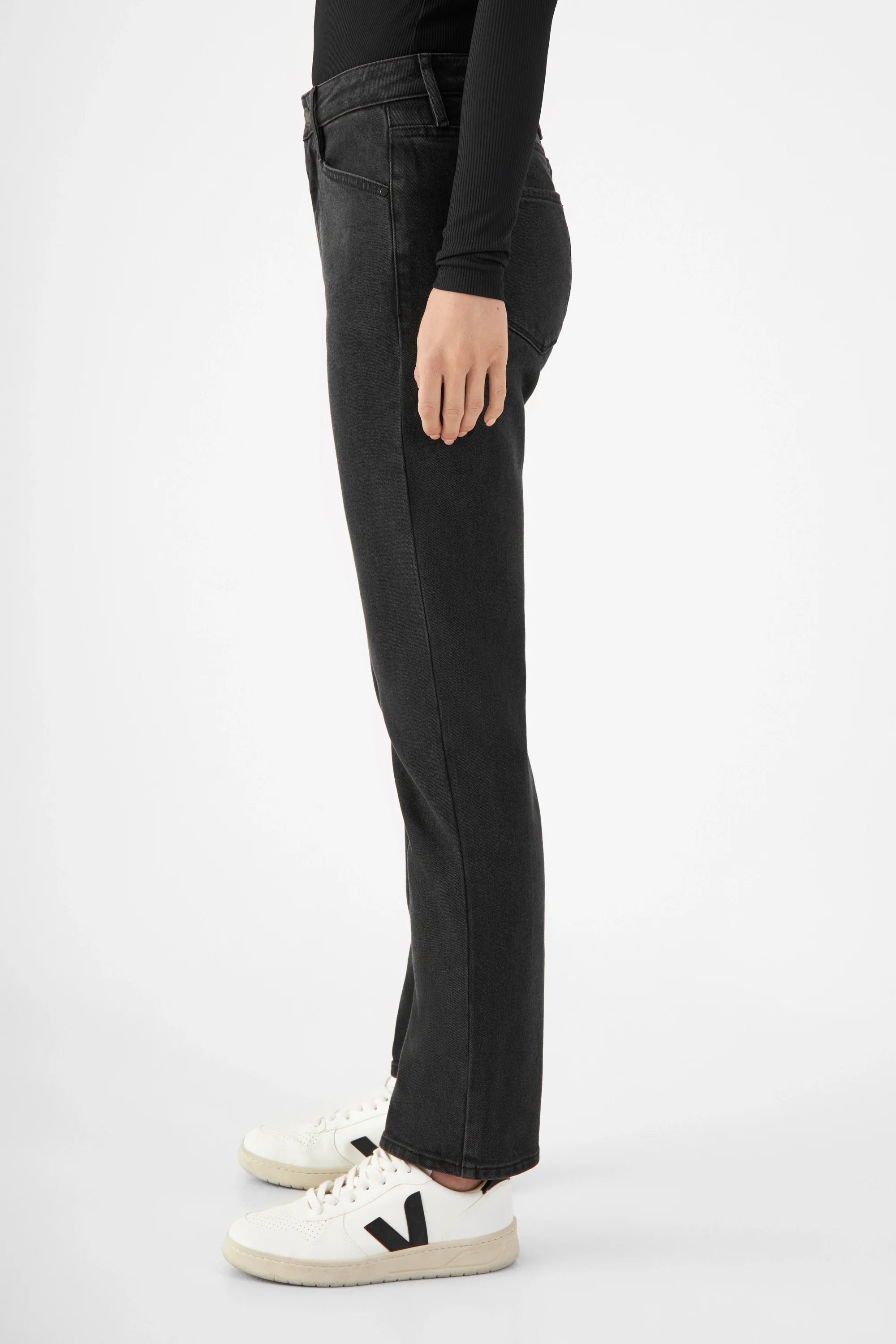 Schwarze Jeans Sunset Regular Slim aus Lyocell Tencel von Dawn Denim