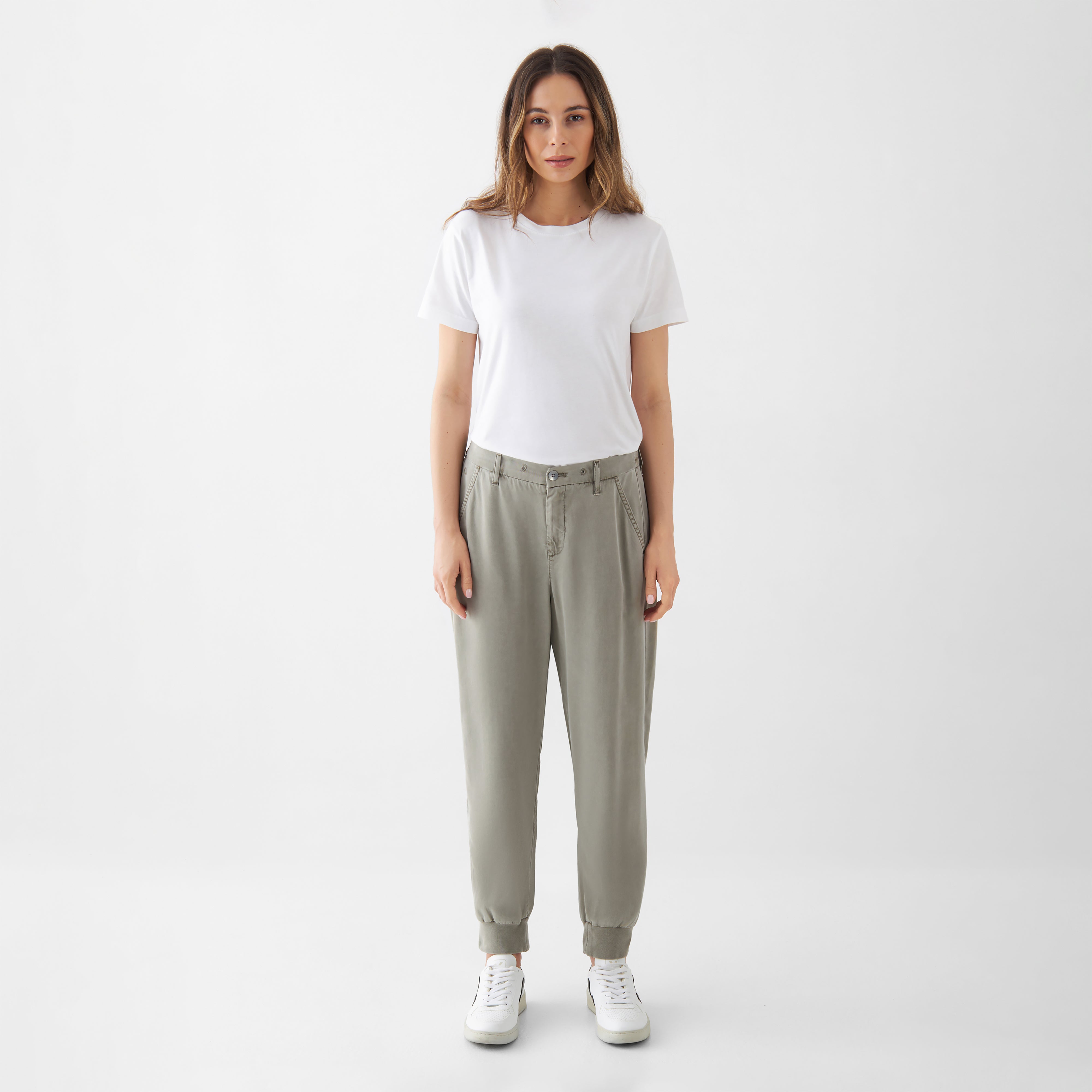 Beige Hose SUNSHINE aus 100% Tencel von Dawn Denim