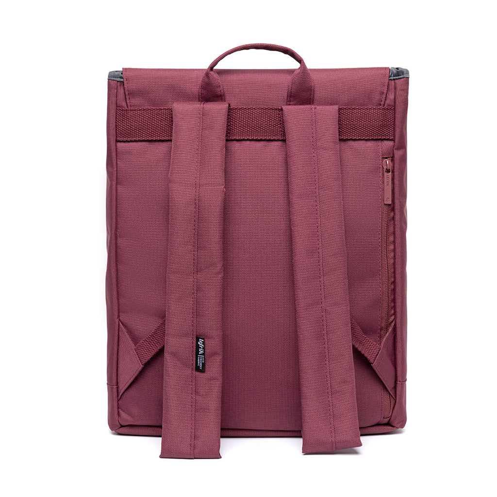 Roter Rucksack Scout Metal aus recyceltem PET von Lefrik