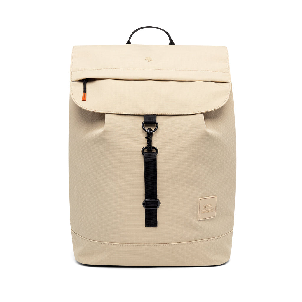 Beiger Rucksack Scout Metal Vandra aus recyceltem PET von Lefrik