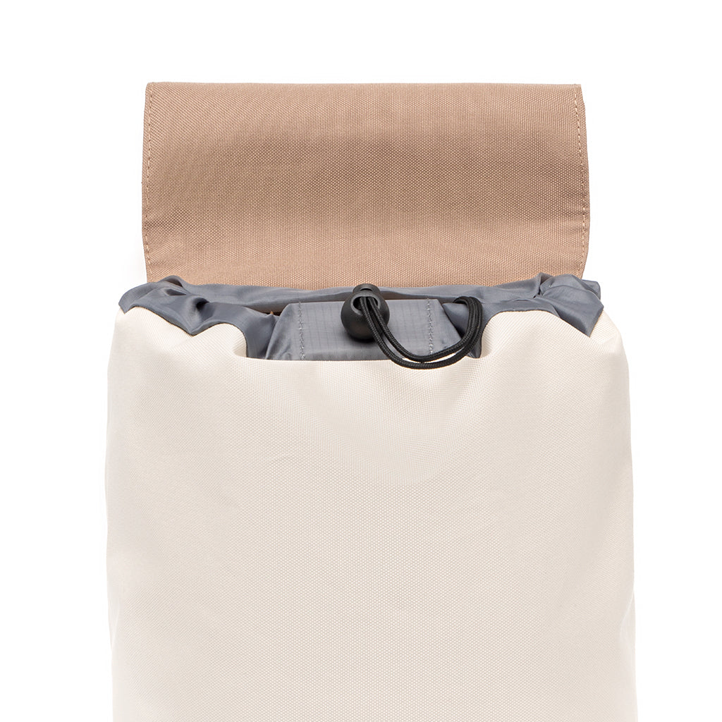 Sac à dos Scout Mini beige en PET recyclé de Lefrik