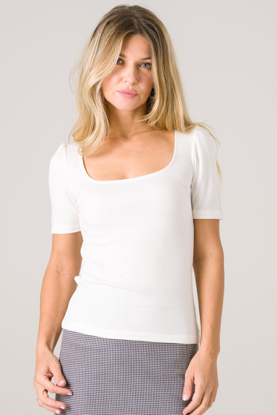 T-shirt Hoya blanc en Tencel d'Avani