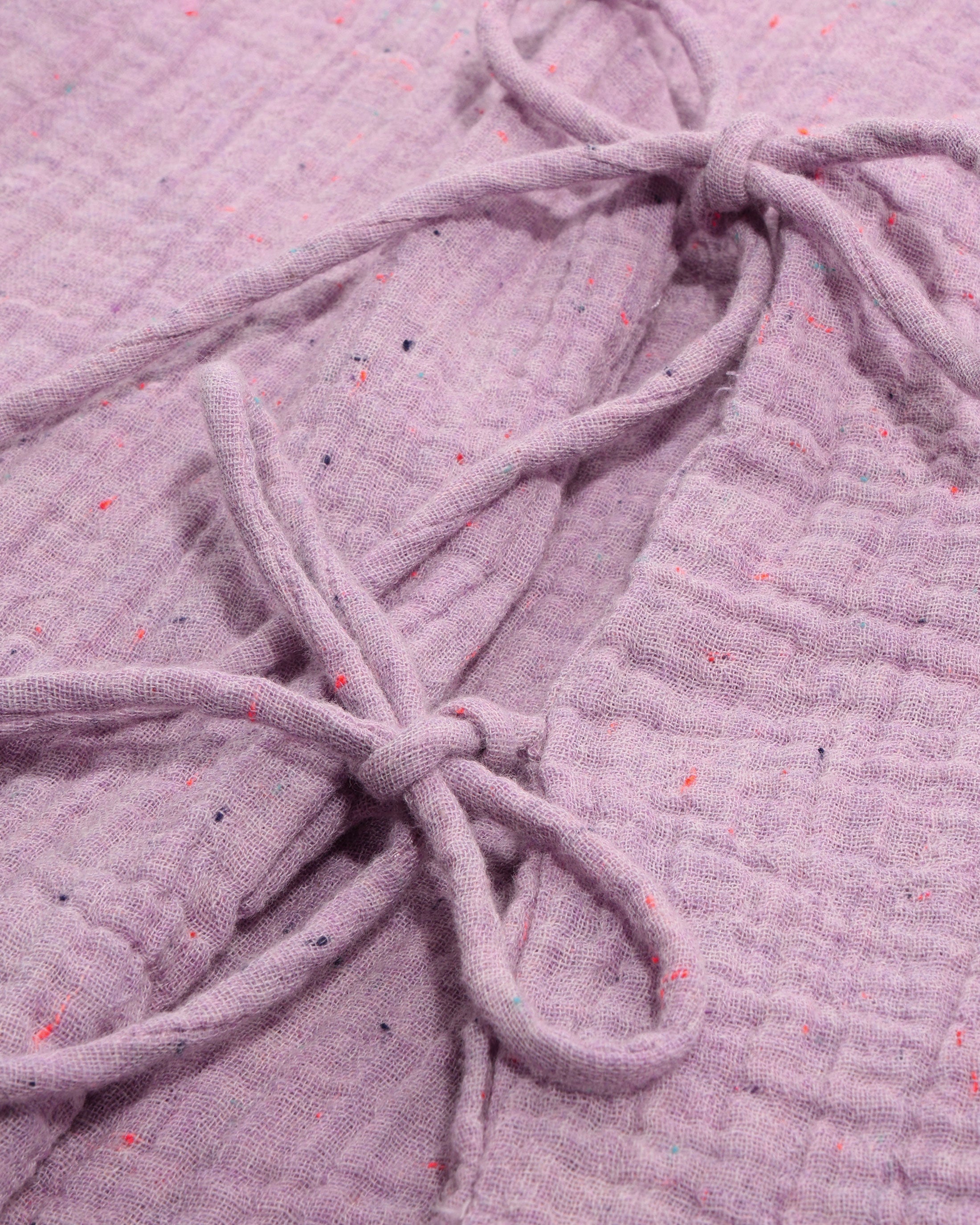 Pink wrap top made from organic cotton by Rotholz