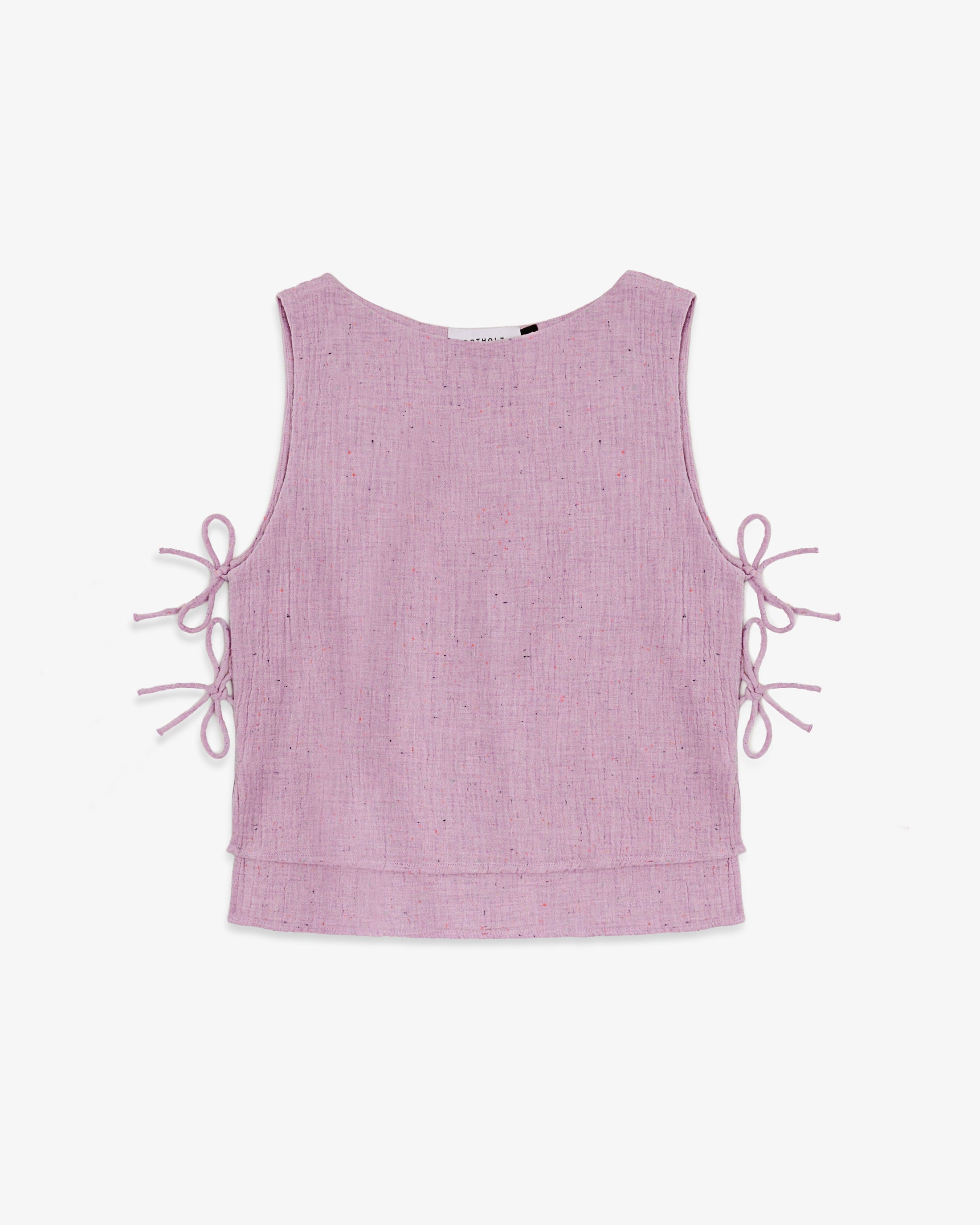 Haut de maternité rose en coton biologique Rotholz