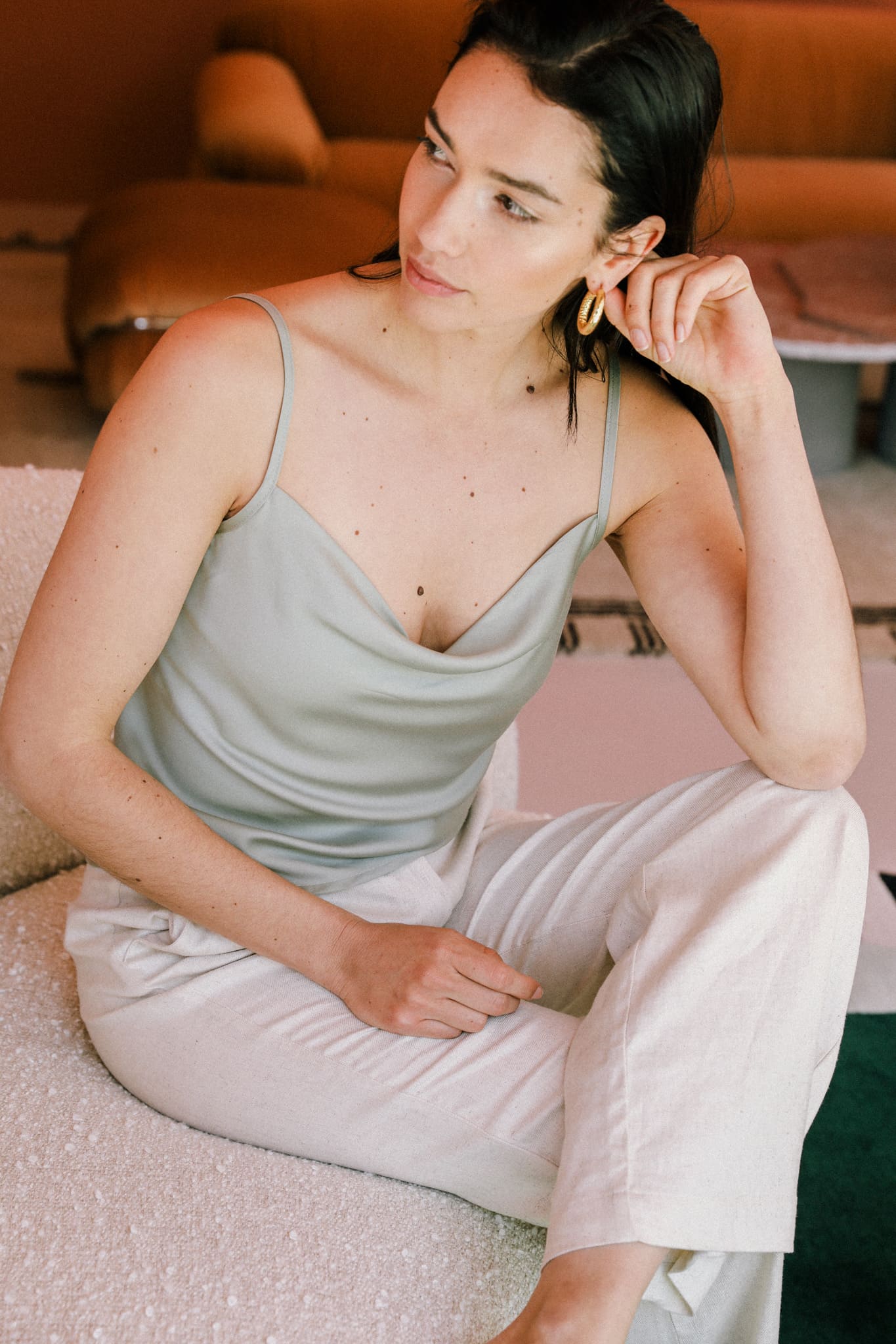 Hellgrünes Top Narcisse aus 100% Tencel von Avani