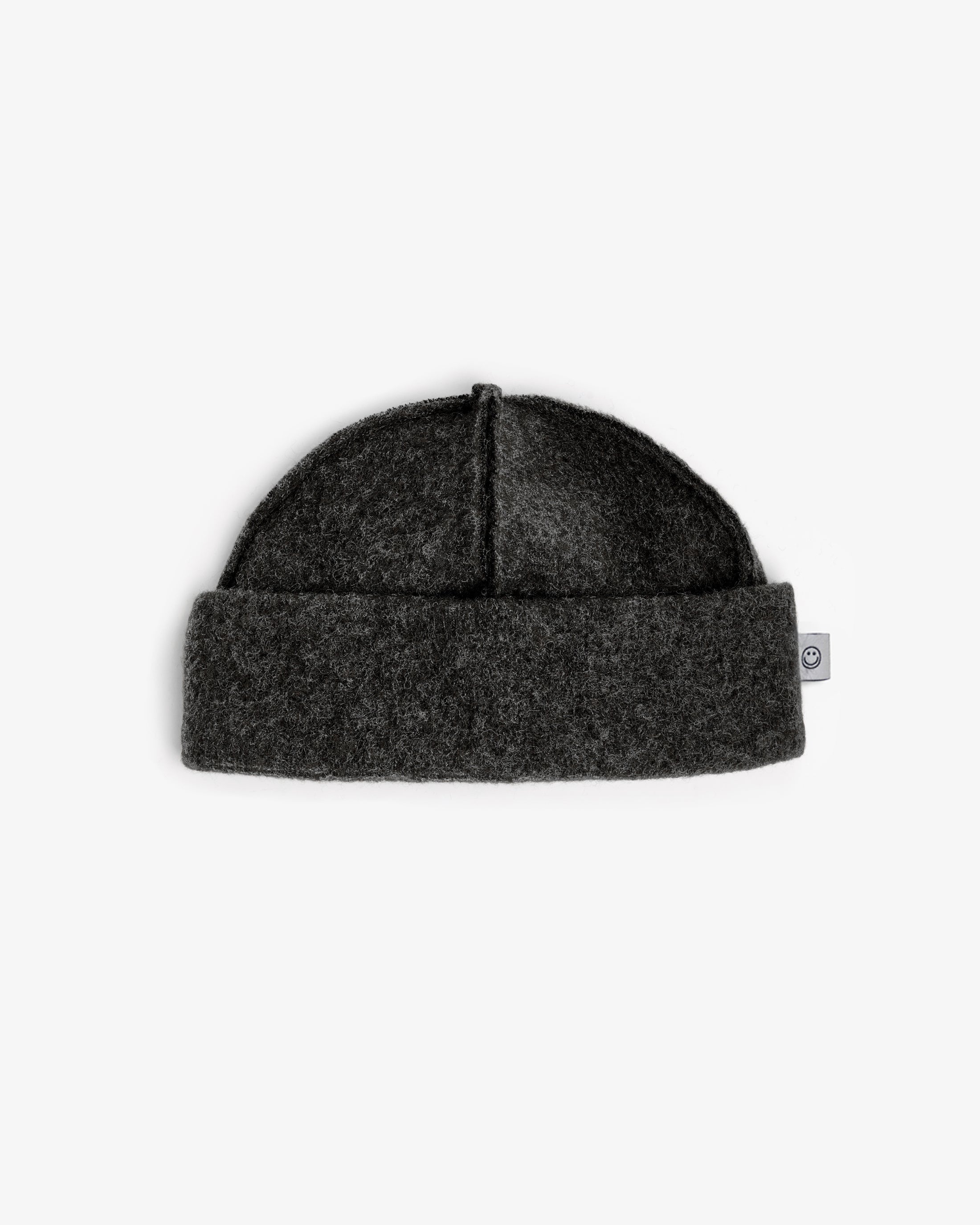 Graue Wollmütze Toque aus Bio-Wolle von Rotholz
