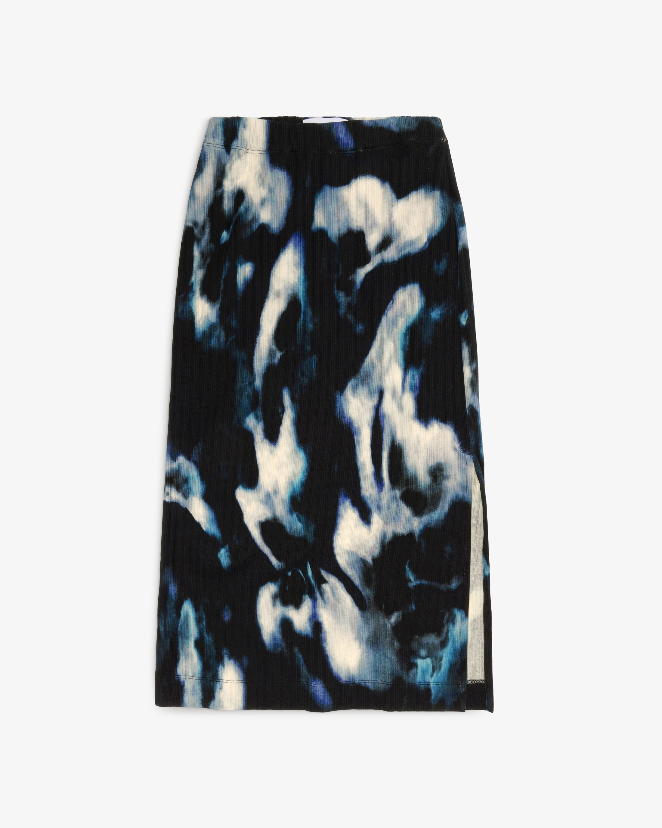 Gerippter Rock Tie Dye aus Bio-Baumwolle von Rotholz
