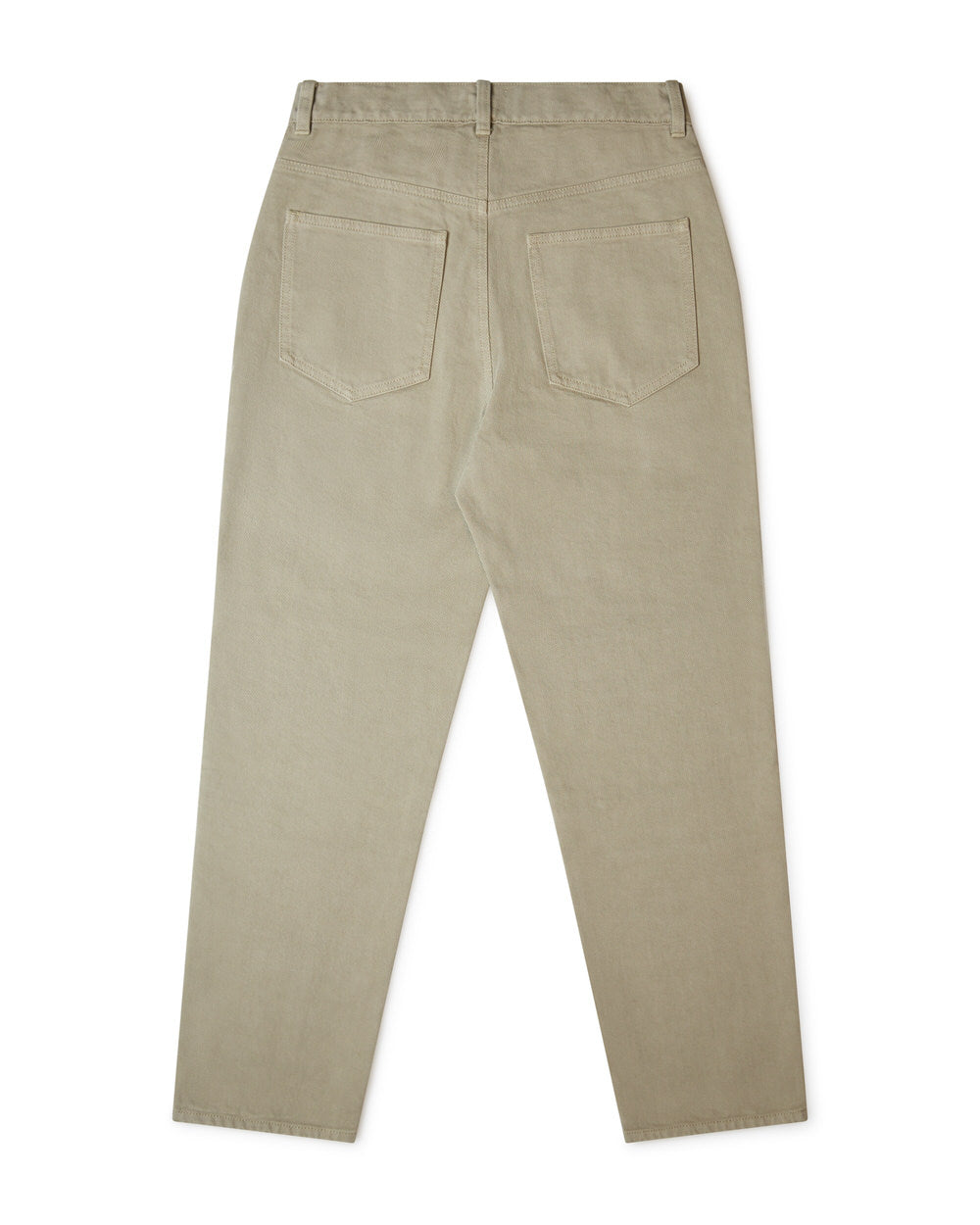 Pantalon droit beige sauge sauvage en coton biologique de Matona